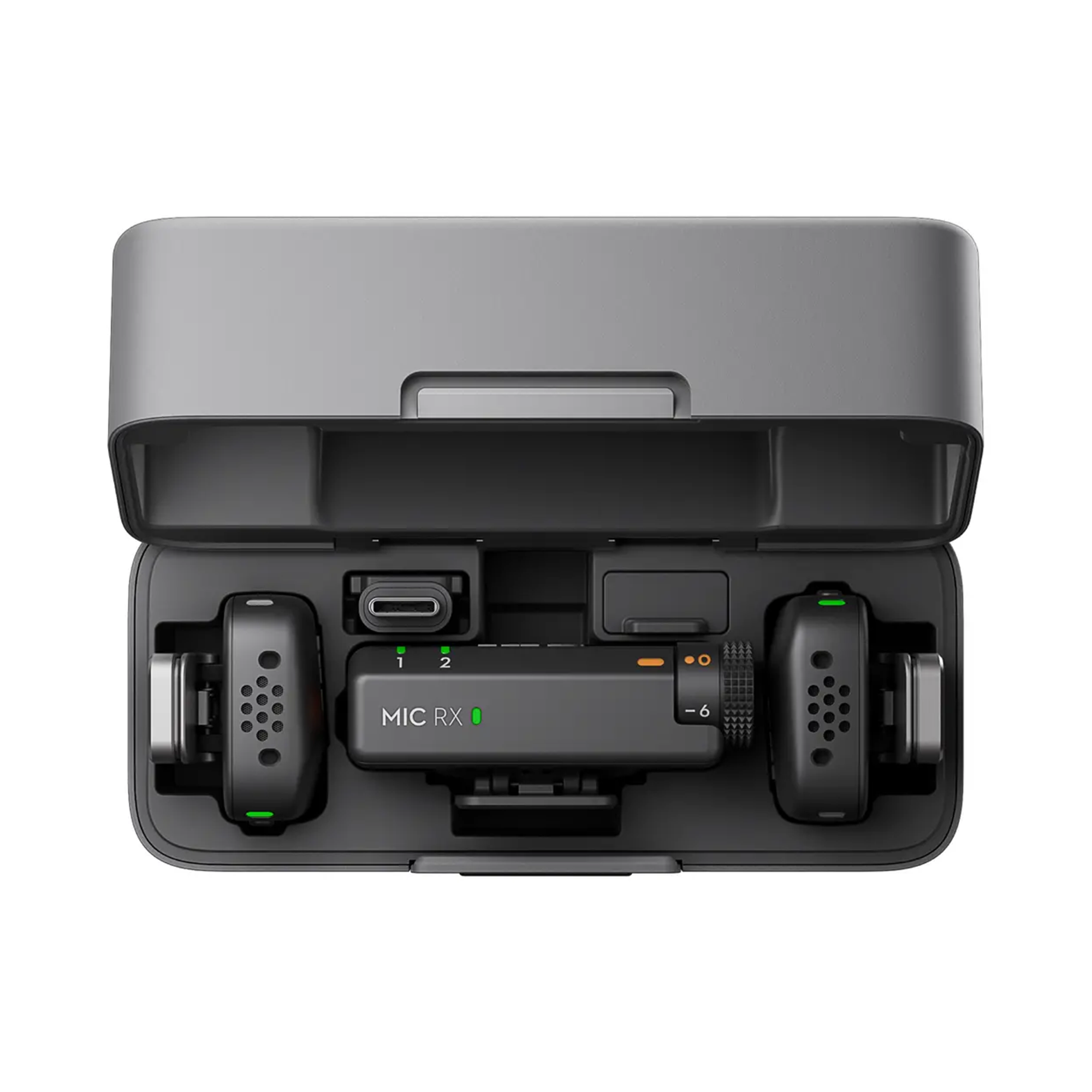 DJI Mic Mini Wireless Lavalier Microphone System (2 TX + 1 RX + Charging Case) - Perfect for Vlogging, Interviews, YouTube & Live Streaming