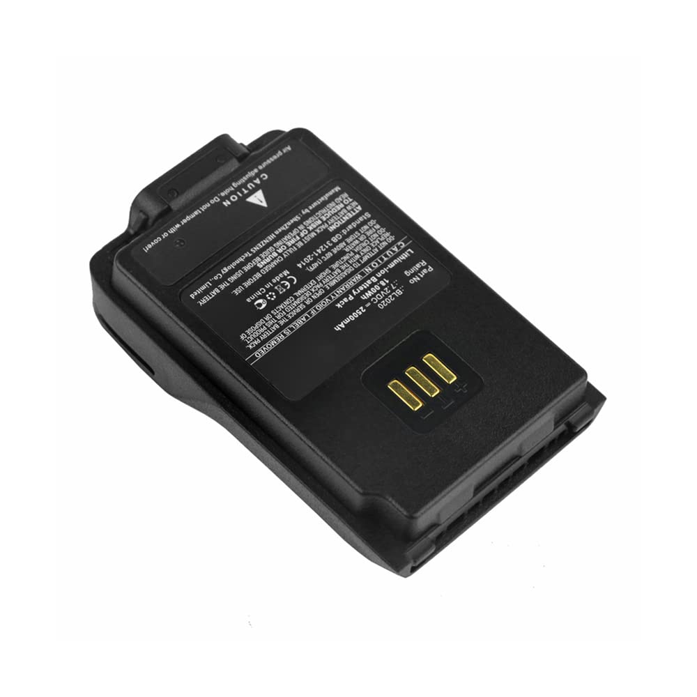 Synergy Digital 2-Way Radio Batteries - 2500mAh Li-ion 7.2V Replacement for Hytera PD660/UL913 & BL2020 (5-Pack) - Perfect for Emergency Responders, Security Teams & Outdoor Adventures