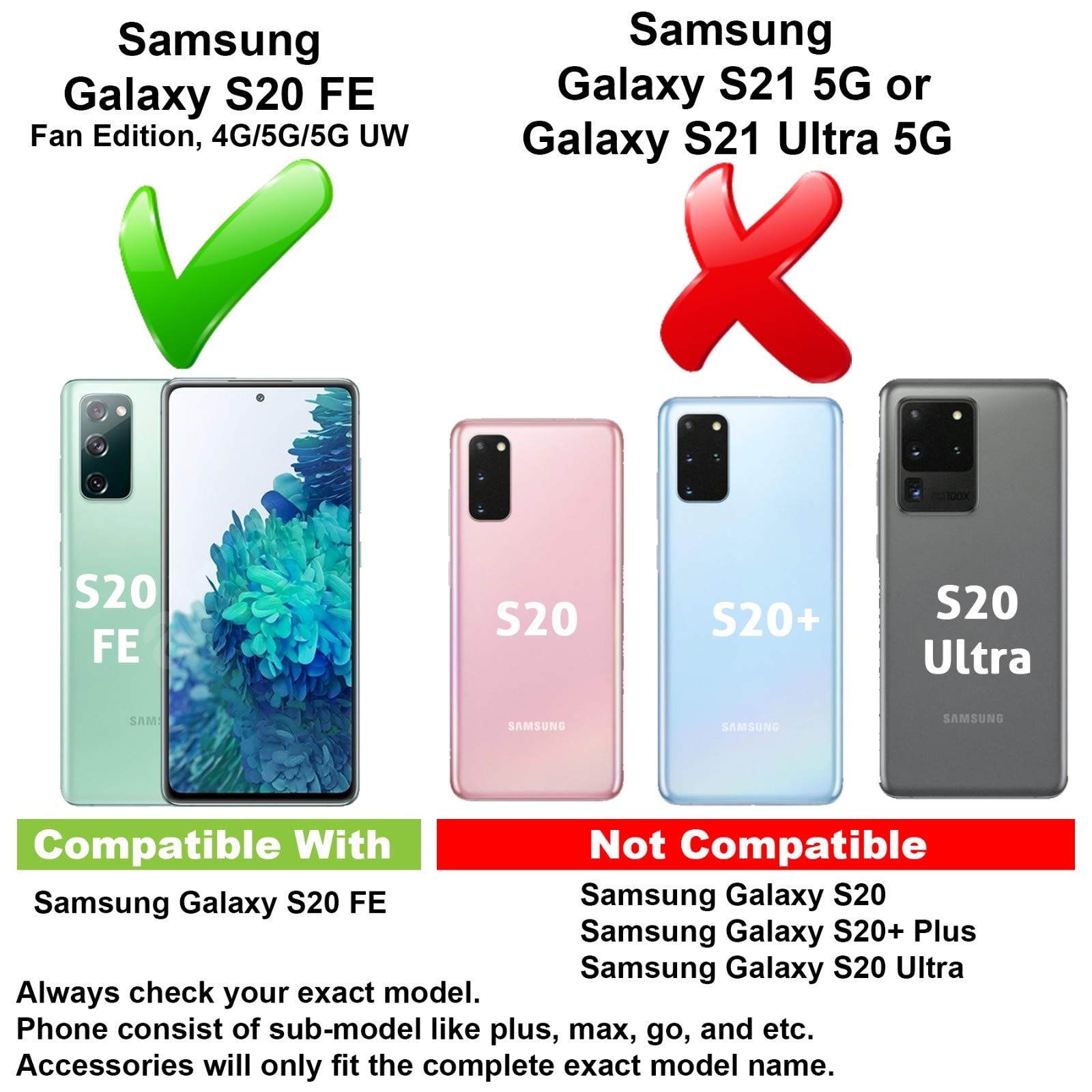 Slim TPU Case for Samsung Galaxy S20 FE 4G/5G/5G UW (Not for S20) - Flexible Protective Phone Cover with Leopard Pink Ribbon Design - Perfect for Everyday Use, Work & Travel