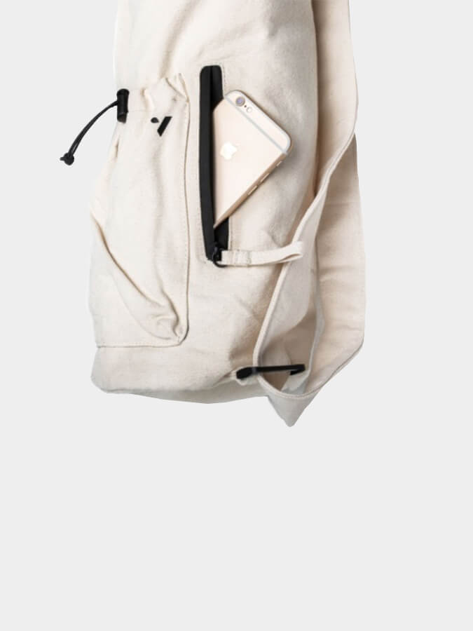 Vooray Avani Organic Yoga Bag - Lightweight & Eco-Friendly Gym Tote for Women - Perfect for Yoga, Pilates, Fitness Class & Travel Accessories