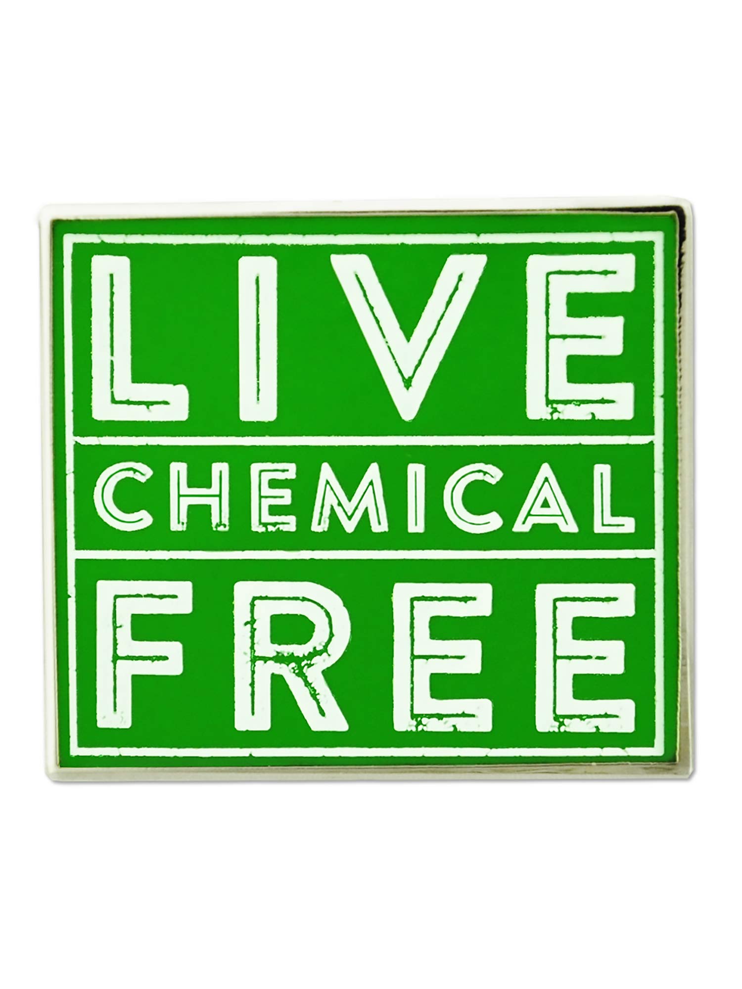 PinMart Live Chemical-Free Enamel Lapel Pin - Premium Quality, Eco-Friendly Badge for Jackets, Hats & Bags - Perfect for Events, Gifts & Collectibles