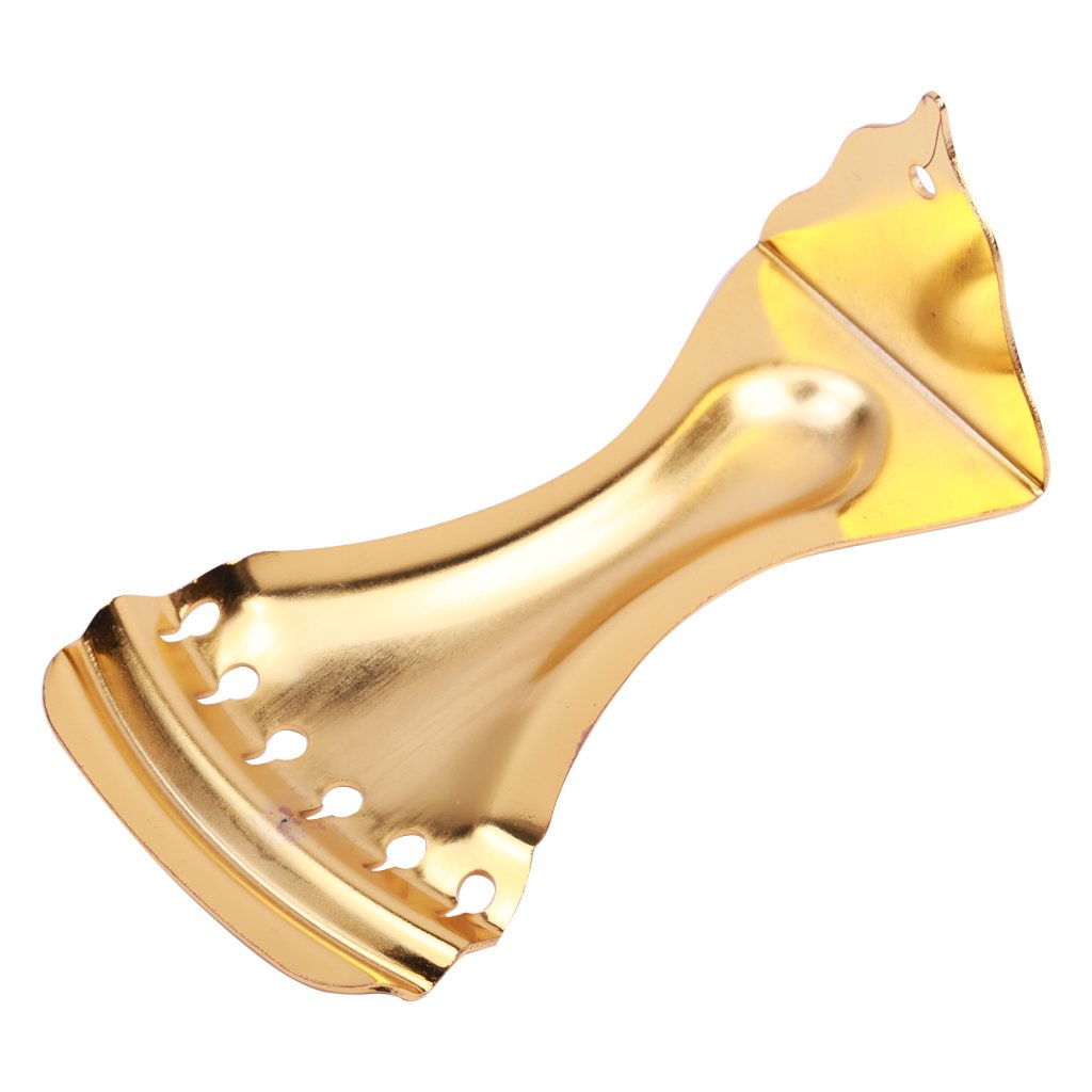 6-String Dobro Tailpiece Replacement - Gold Plated Guitar Accessory for Dobro Style Resonator Guitars | Perfect for Blues, Country & Slide Guitar Players