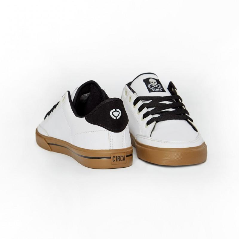 Circa Al50 White Gum Skate Shoes - Classic Retro Sneakers for Men & Women | Perfect for Skateboarding, Casual Wear & Street Style Fashion