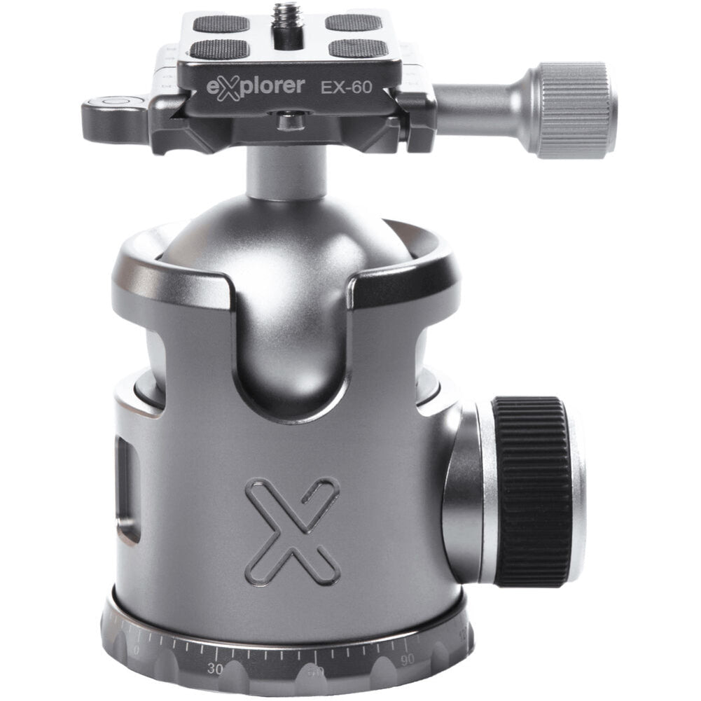 Explorer EX XL Extra Large Ball Head Tripod Mount - Professional Camera Support for DSLR, Mirrorless, and Video Cameras - Perfect for Outdoor Photography, Travel, and Studio Shoots