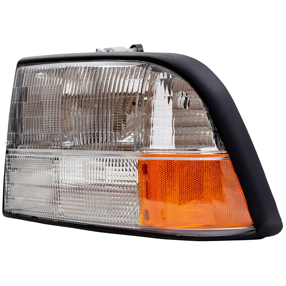 Brock Replacement Headlight Assembly Set - Driver & Passenger Side Compatible with 1998-2004 GMC Sonoma Pickup Truck | Durable LED Headlights for Night Driving & Off-Road Use