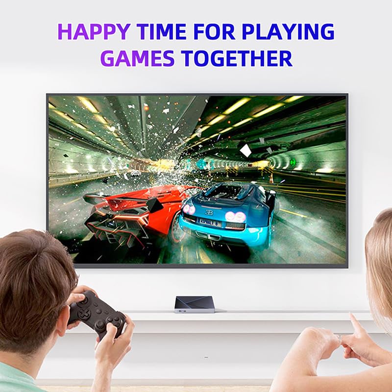 CHROX Android 13.0 Smart TV Box - 8GB RAM 64GB ROM, RK3566 Cortex-A53 Processor, 2.4G/5G Dual Band WiFi & Bluetooth 5.0, 8K Ultra HD with 3D/HDR10 Support - Perfect for Streaming Netflix, Hulu, and Gaming on Your 4K TV