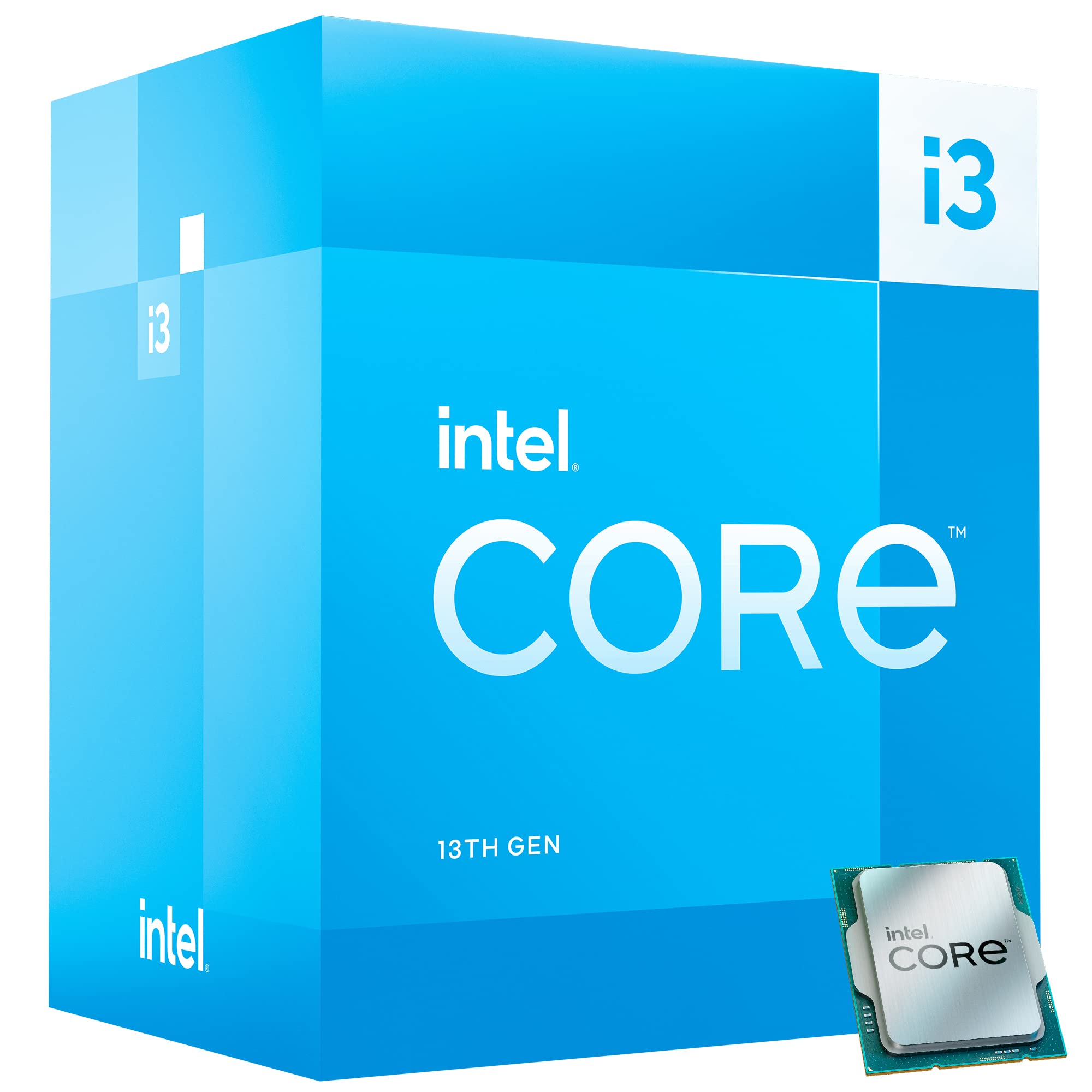 Intel Core i3-13100 Desktop Processor - 4 Cores, 12MB Cache, Up to 4.5 GHz | Ideal for Home Office, Gaming & Productivity PCs