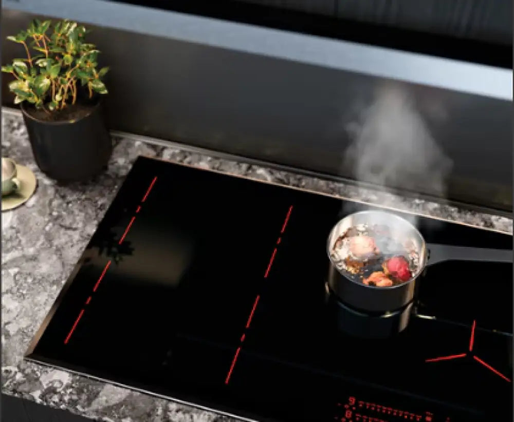 AEG IPE84571FB 80cm 4 Zone Black Induction Cooktop - Fast Heating, Energy Efficient Stove for Modern Kitchens | Perfect for Home Cooking, Entertaining & Professional Chefs