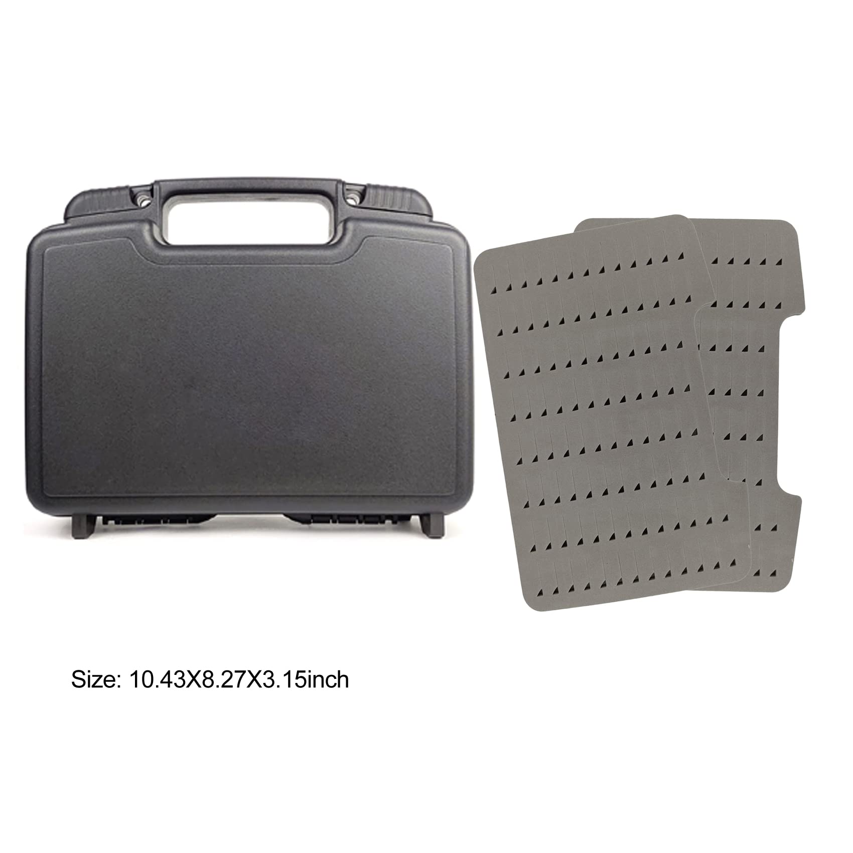 Streamer Fly Box Click Lock - Large Waterproof Fishing Tackle Storage with Foam Trays for Boat & Streamer Flies Organization | Perfect for Fly Fishing Trips & Outdoor Adventures