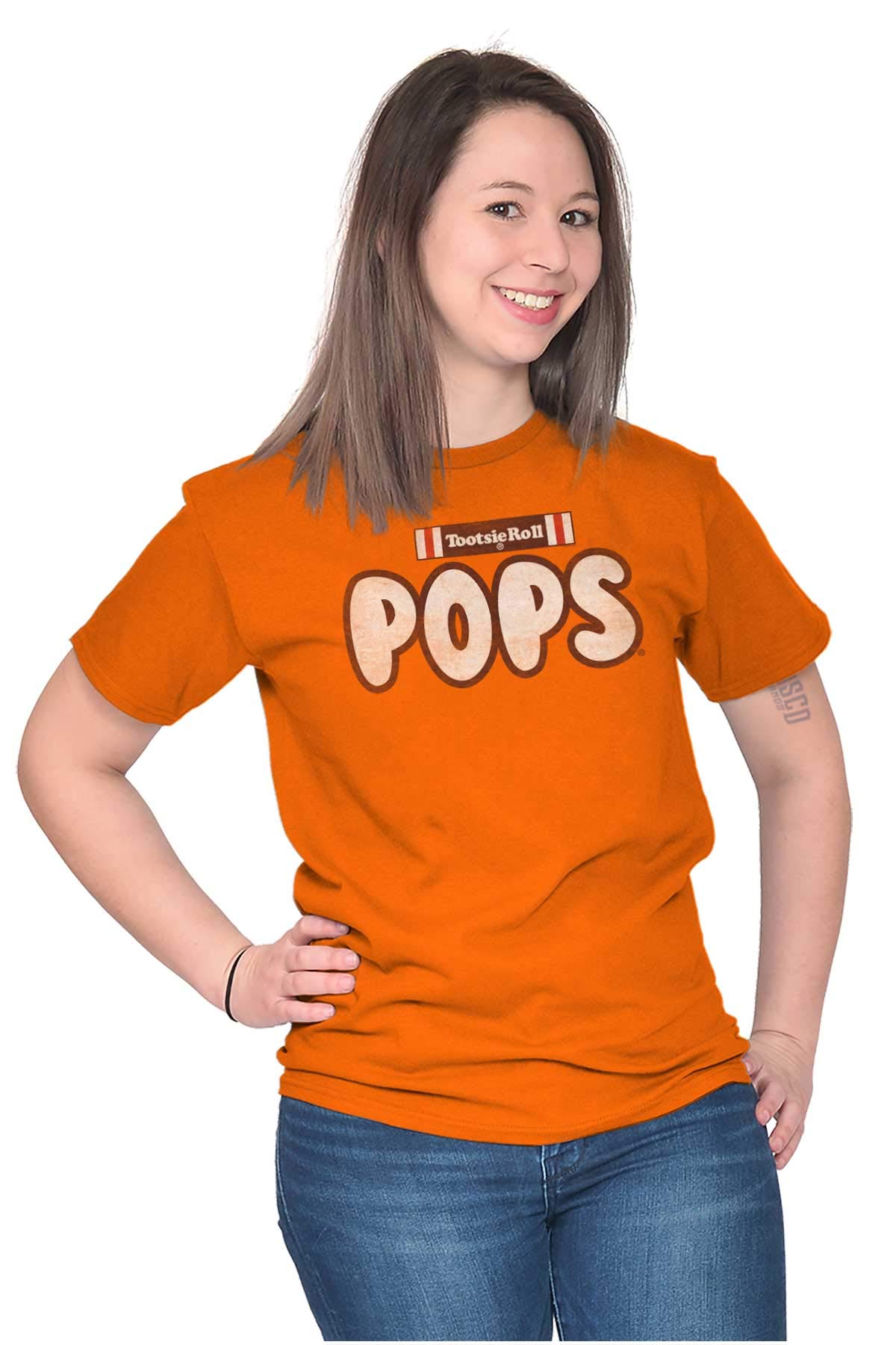 Vintage Tootsie Roll Pop Logo Graphic T-Shirt for Men & Women - Retro Candy Lover Tee for Casual Wear, Halloween Costumes & Nostalgic Gifts