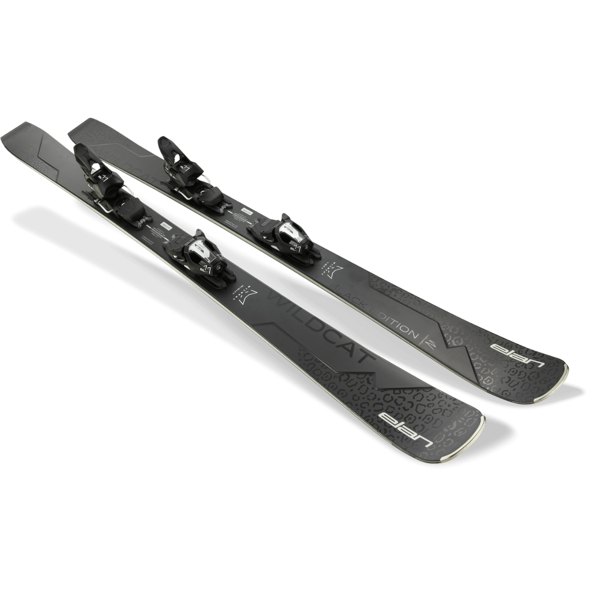 Elan WILDCAT Black Edition 86C PS Skis with ELX 11.0 DB383418 Bindings 2025 - All-Mountain Performance for Powder & Groomed Runs