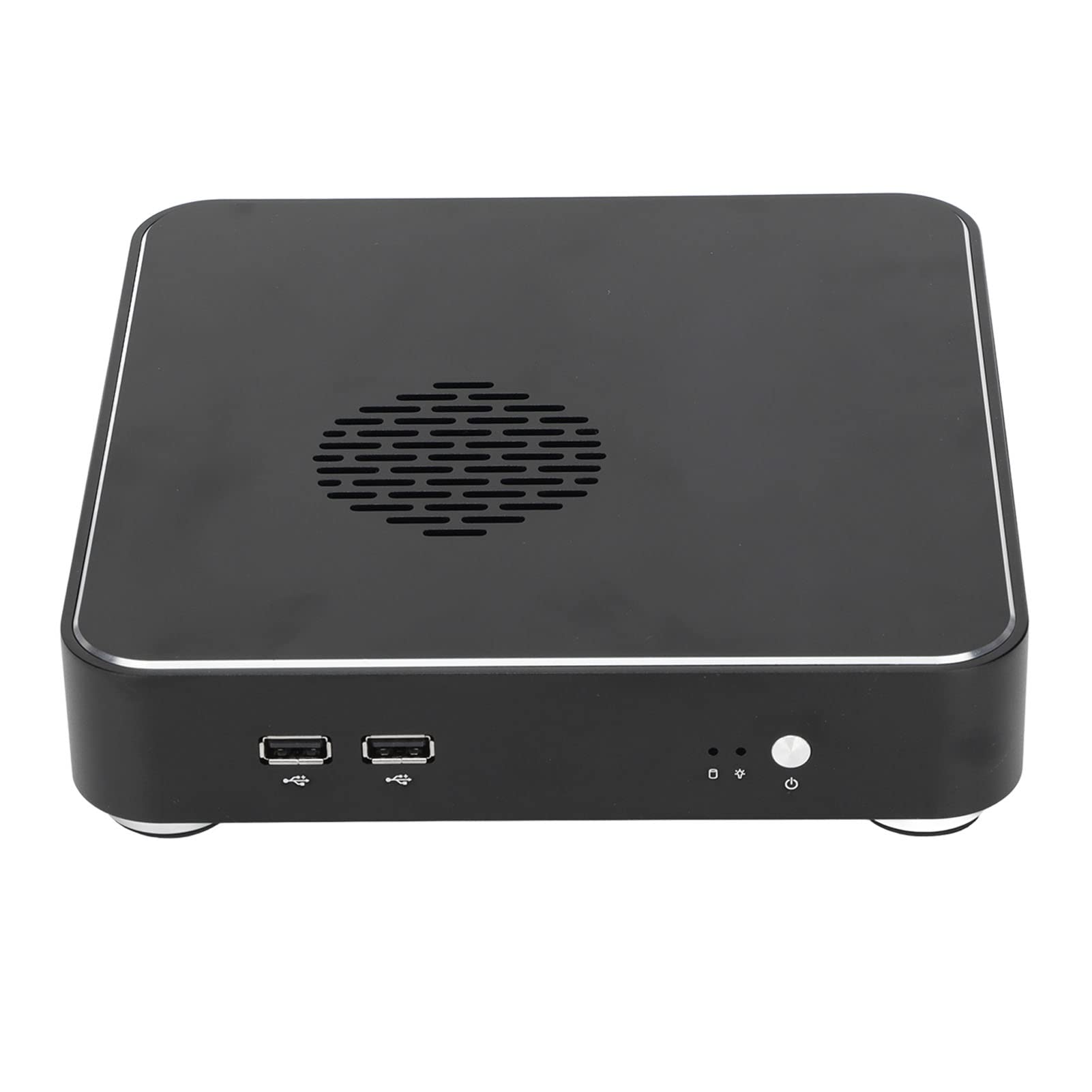 Compact Mini ITX PC Case with Excellent Cooling & Expansion - Sleek HTPC Chassis for Home Theater & Gaming Setups - Small Form Factor Desktop Computer Case