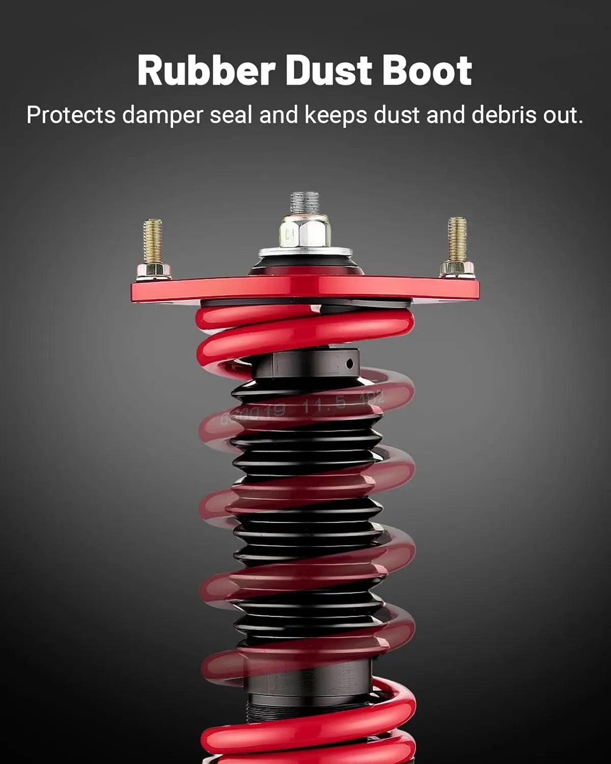 EVIL ENERGY Mazda Miata MX-5 NA NB (1989-2005) Coilover Suspension Kit - Height Adjustable Twin Tube Performance Lowering System (Red) | Track Racing & Street Driving Upgrade