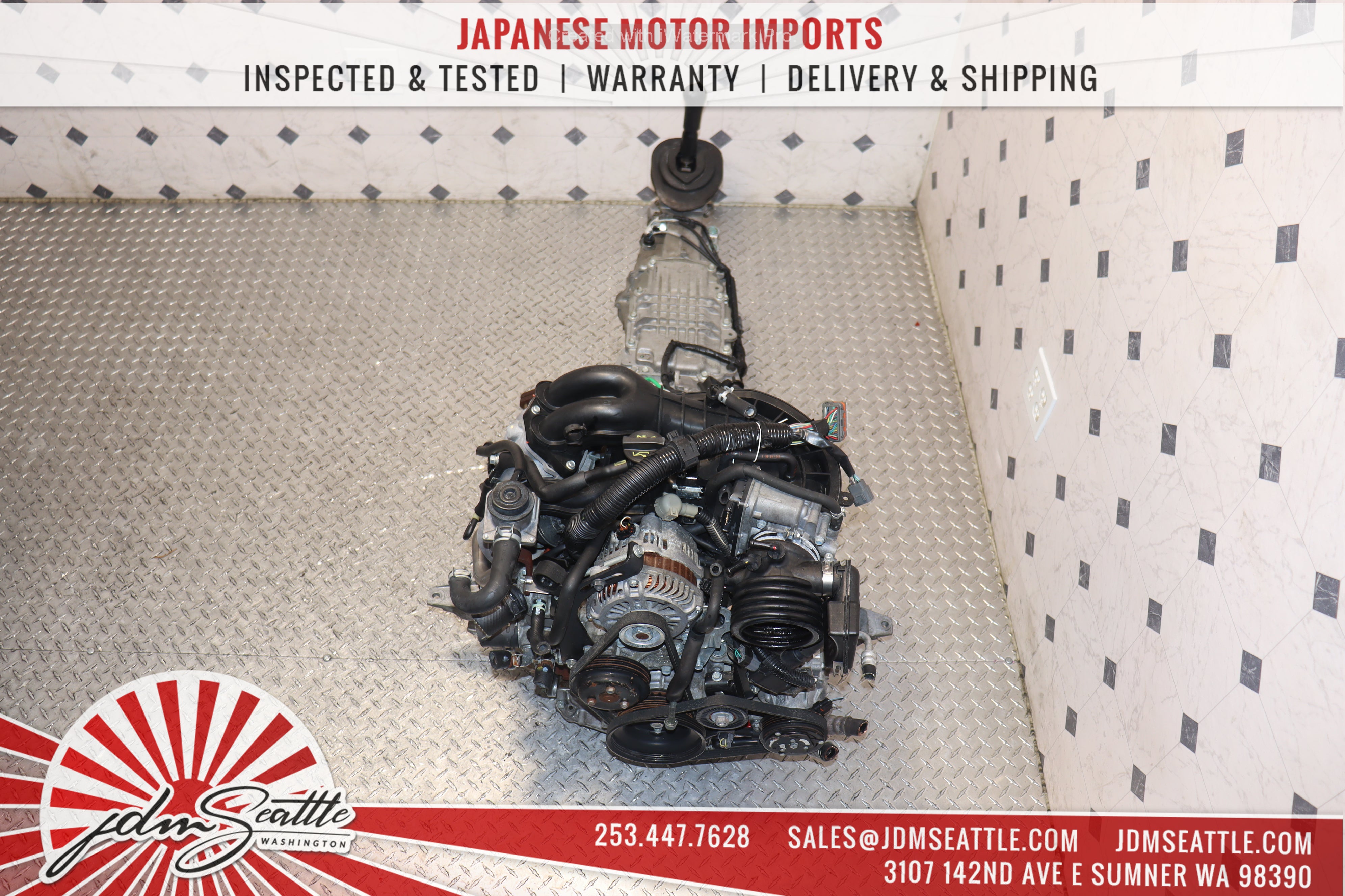 JDM 09-11 MAZDA RX8 13B RENISIS 6-Port Engine with 6-Speed Transmission - High Performance Rotary Engine for Racing & Car Restoration Projects