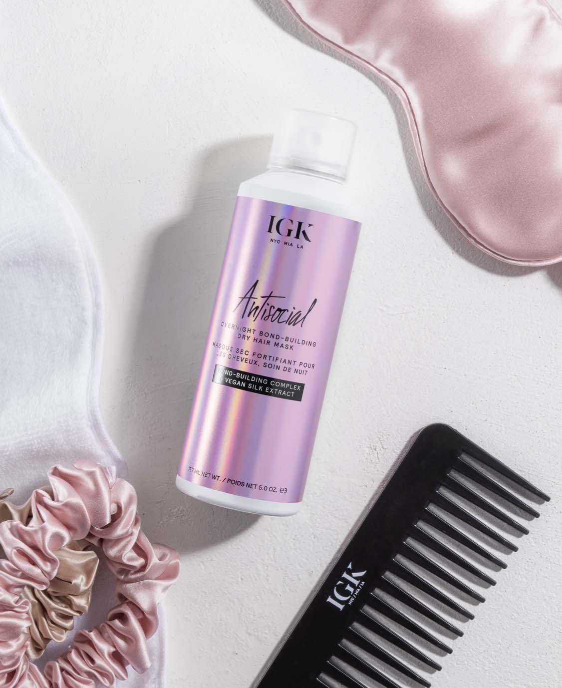 Antisocial Dry Hair Mask - Deep Conditioning Treatment for Damaged Hair | Bonus Free Gift Included | Perfect for Salon-Quality Hair Care at Home