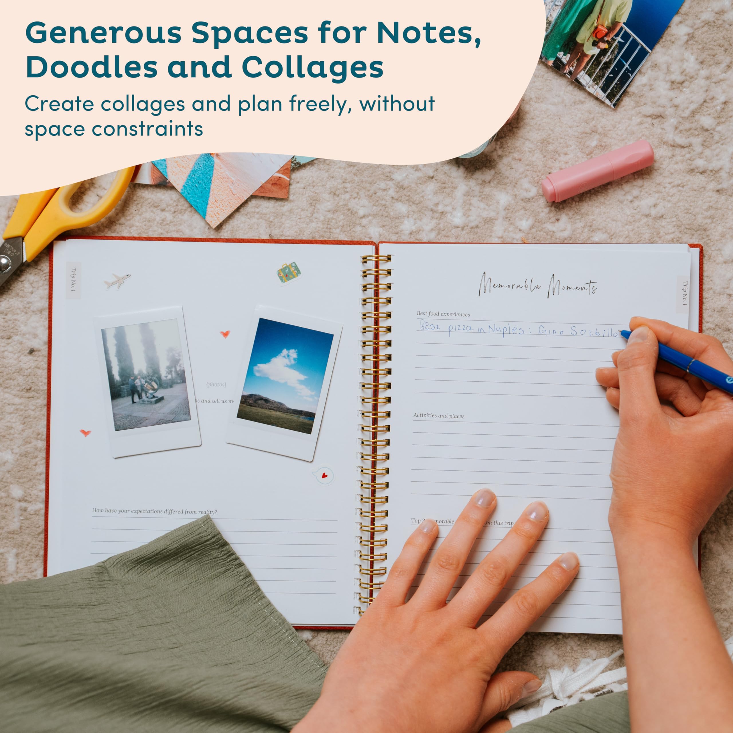 Travel Journal with Prompts for Women & Men – Scrapbook, Diary, Bucket List, Road Trip & Adventure Planner – Undated World Travel Notebook – Perfect Gift for Couples & Teens (Plum) – Ideal for Vacation Memories, Honeymoon Planning & Backpacking Adventures