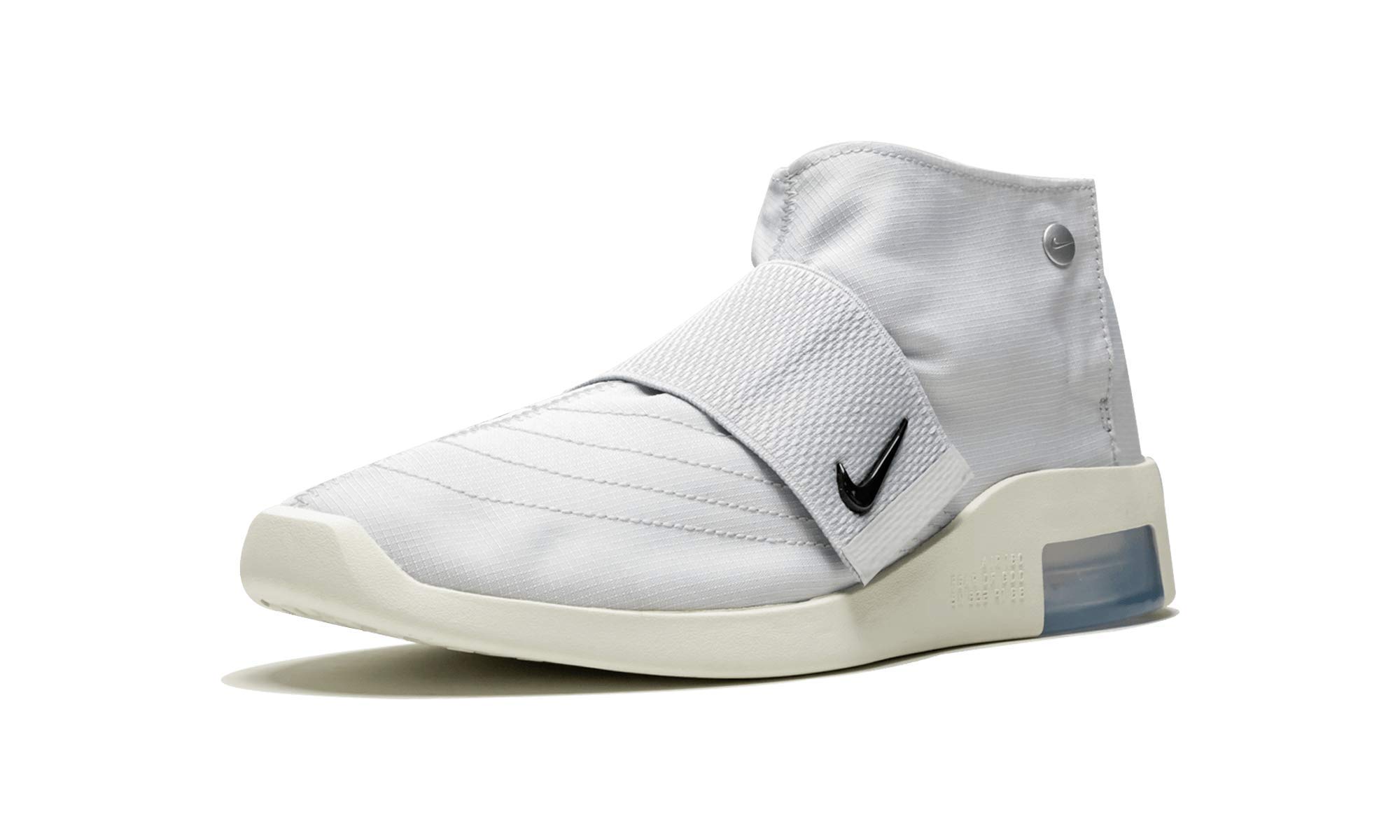 Nike Air Fear of God Moccasin Sneakers for Men - Pure Platinum/Black - Premium Comfort & Style for Casual Wear, Street Fashion, and Everyday Outfits