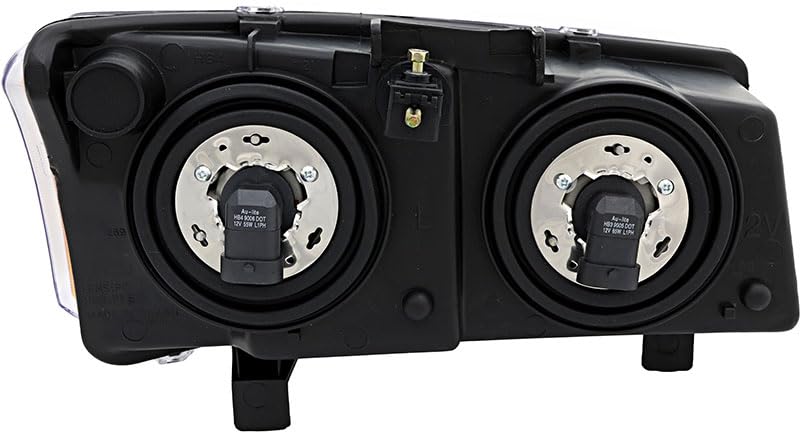 Chevrolet Silverado 1500/2500/3500 2003-2004 Replacement Headlight Assembly Kit - Halogen Headlamp Set for Driver & Passenger Side - Perfect for Night Driving, Off-Roading & Vehicle Restoration