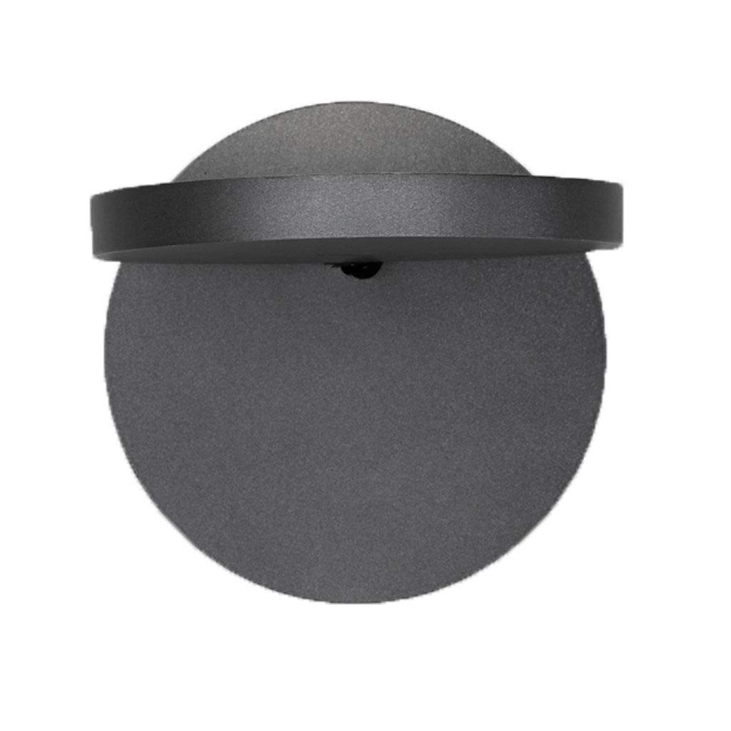 Artemide Demetra LED Wall Spot Light 9.2W 2700K Warm White - Modern Grey Sconce with Switch for Bedroom, Living Room & Hallway Lighting