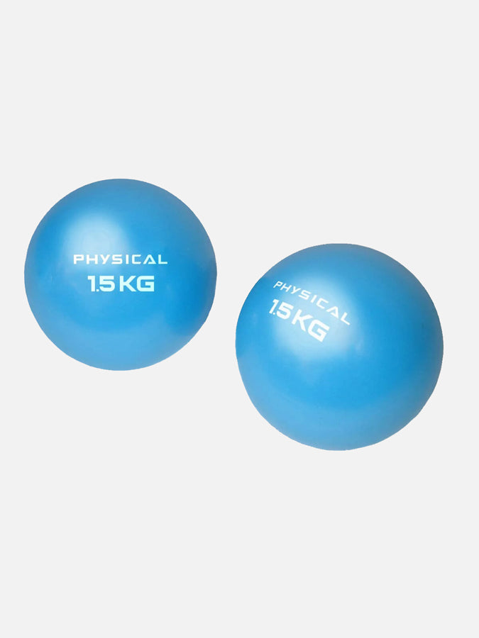 Premium Soft Weighted Pilates Balls for Home Workouts - 2lb & 4lb Set for Core Strength Training, Yoga, and Physical Therapy | Ideal for Fitness, Rehabilitation & Balance Exercises