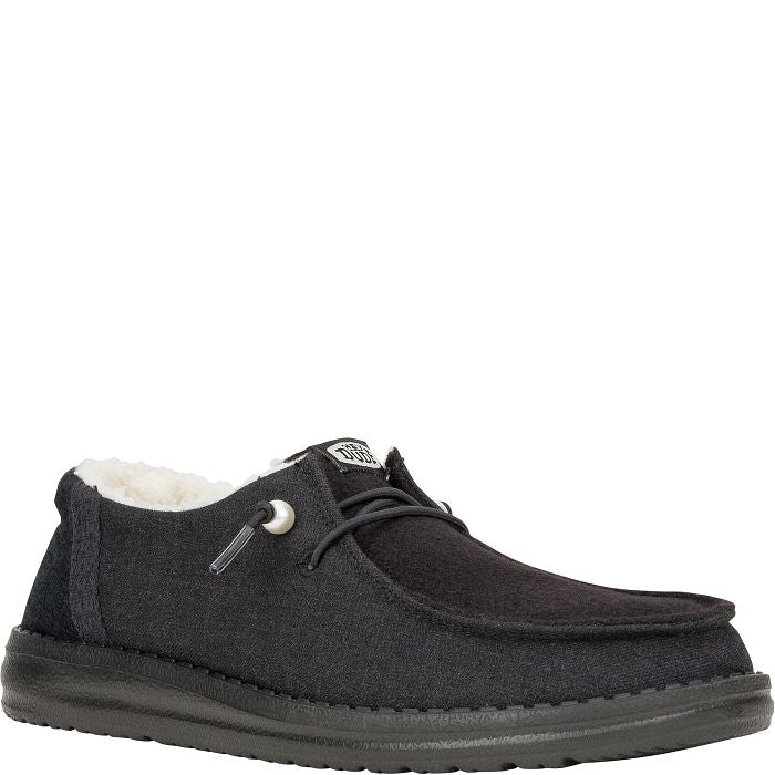 Hey Dude Wendy Brushed Women's Slip-On Loafers - Comfortable & Lightweight Casual Shoes for Walking, Travel & Everyday Wear