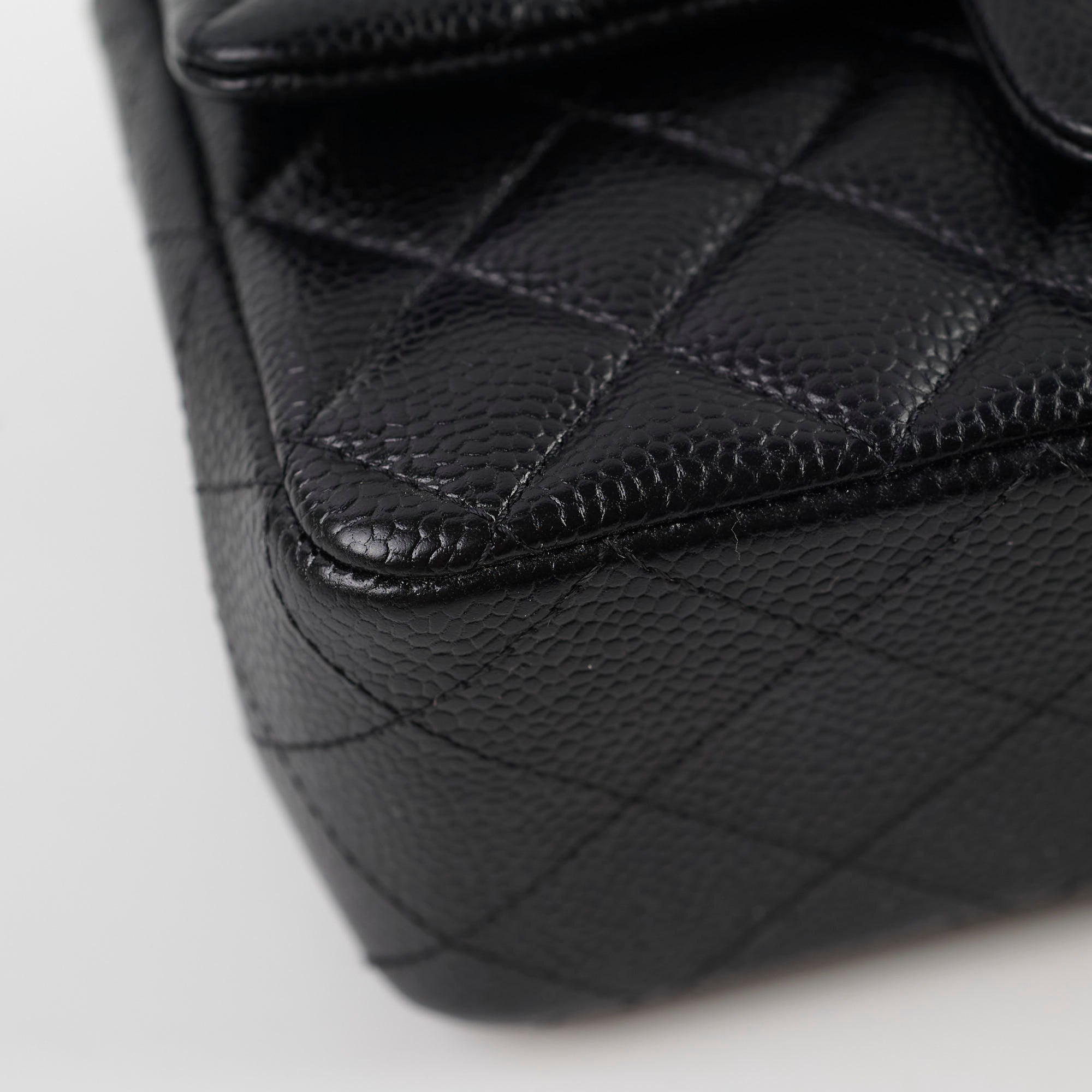 Chanel Mini Rectangular Caviar Leather Black 25 Series Crossbody Bag - Perfect for Evening Parties & Luxury Fashion Accessories