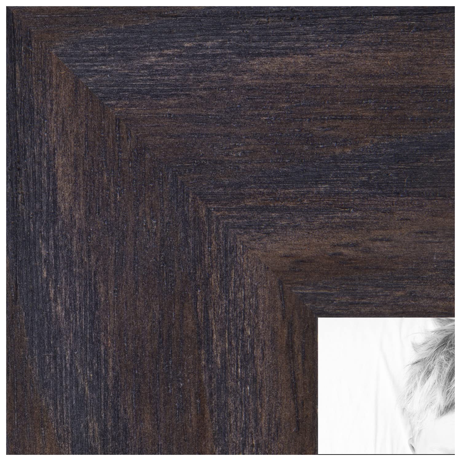 ArtToFrames 28x49 Inch Black Wood Picture Frame - 1.75 Inch Custom Poster Frame for Wall Art, Photos & Posters - Includes Economy Acrylic - Perfect for Living Room, Bedroom & Office Decor