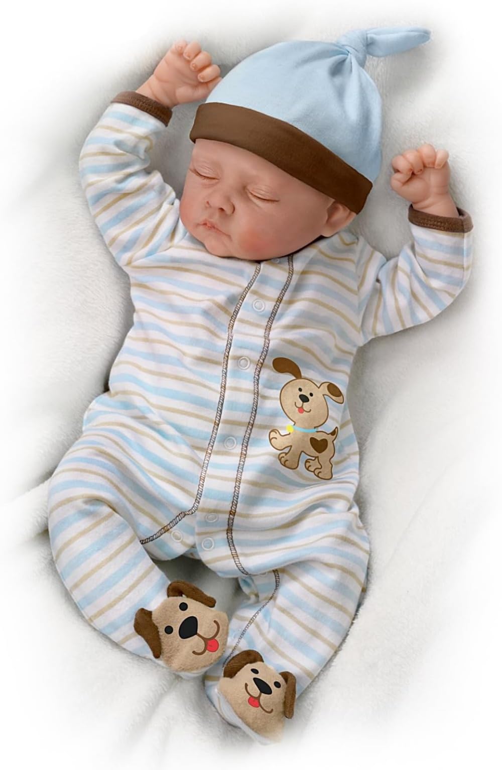 Sweet Dreams Danny - Realistic Weighted Baby Boy Doll for Newborn Care Practice, Parenting Training, and Nursery Decor | Lifelike Cuddle Companion for Kids & Adults