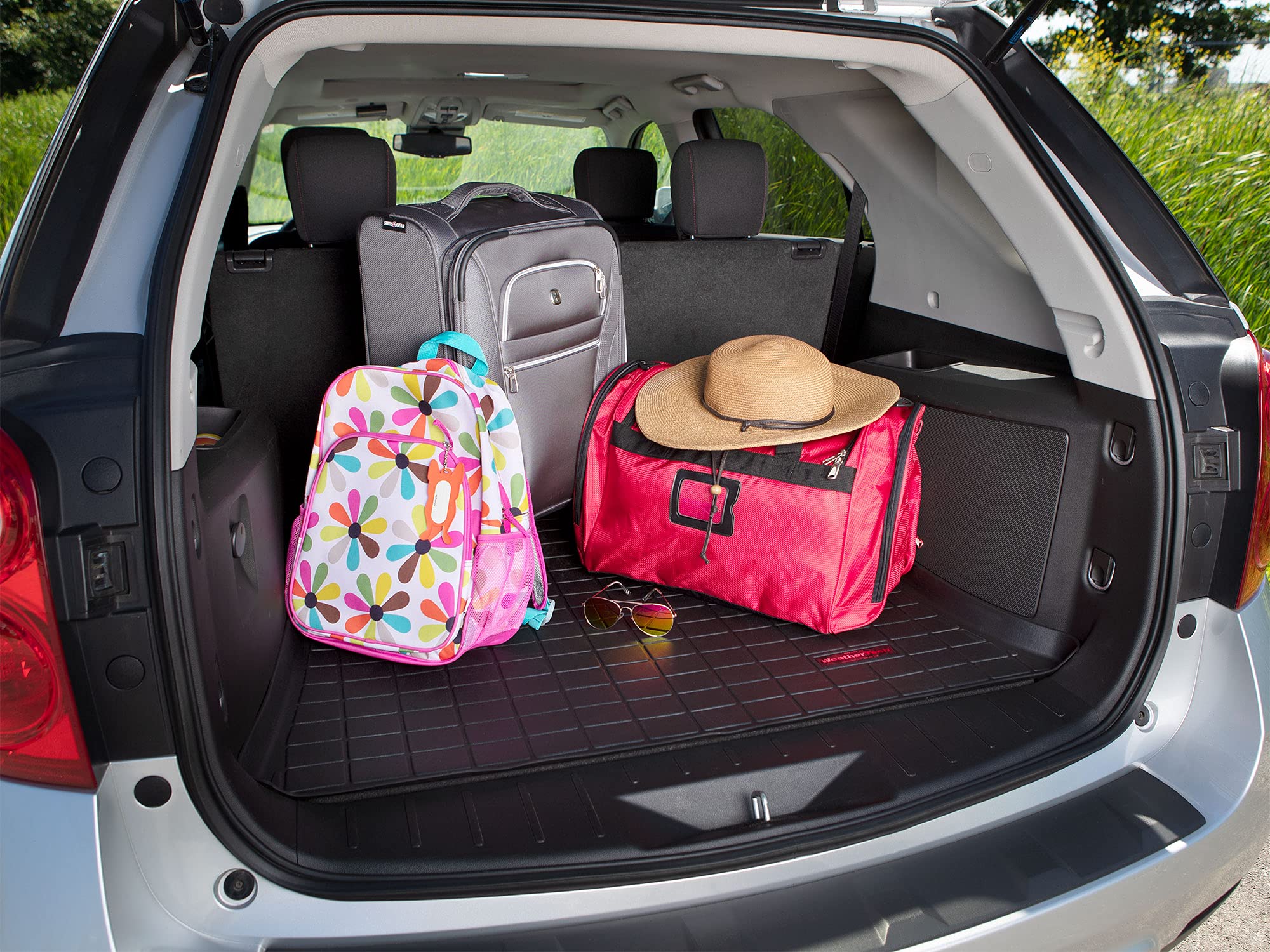 WeatherTech Cargo Trunk Liner for Kia Rio 5-Door - Custom Fit All-Weather Protection Mat, Black (401068) | Perfect for Road Trips, Grocery Hauling & Pet Transport