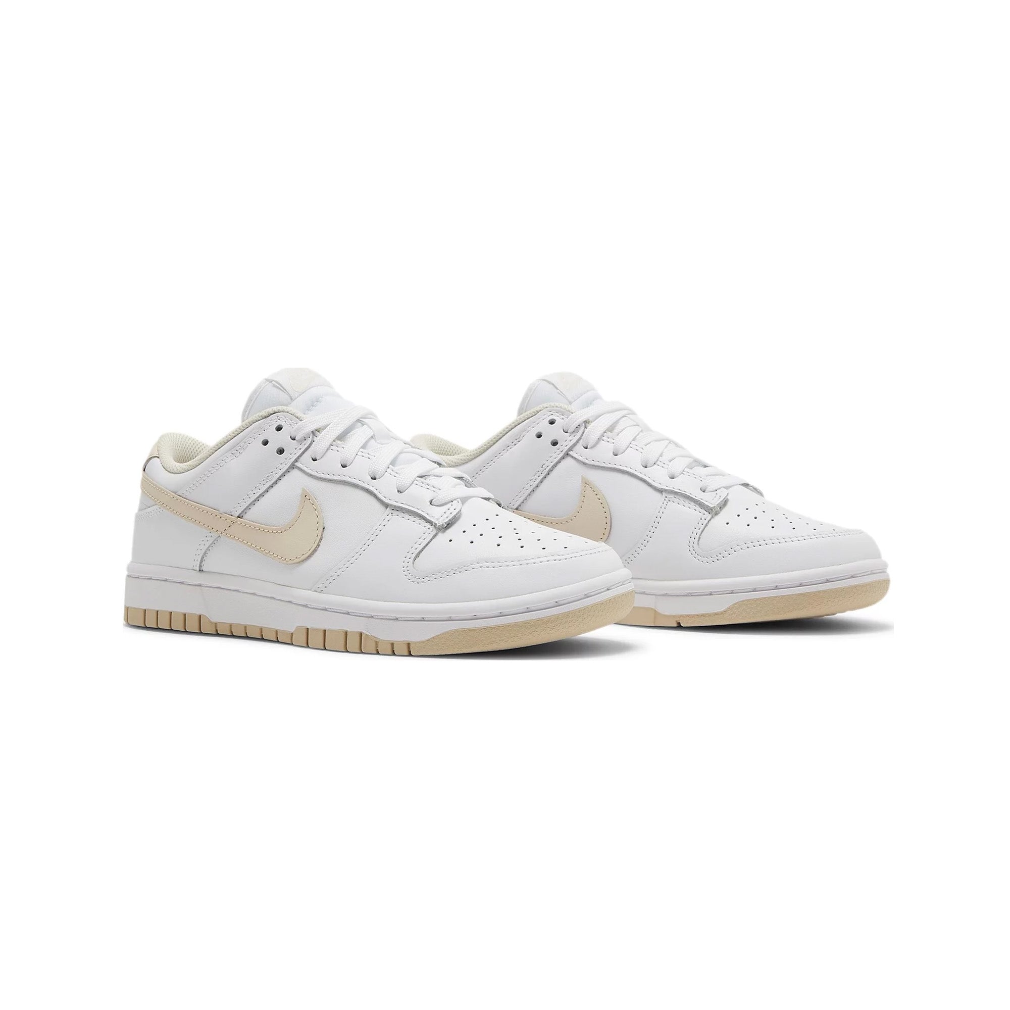 Nike Dunk Low 'White Pearl' Women's Sneakers - Classic White & Pearl Colorway for Casual Wear, Street Style & Everyday Comfort