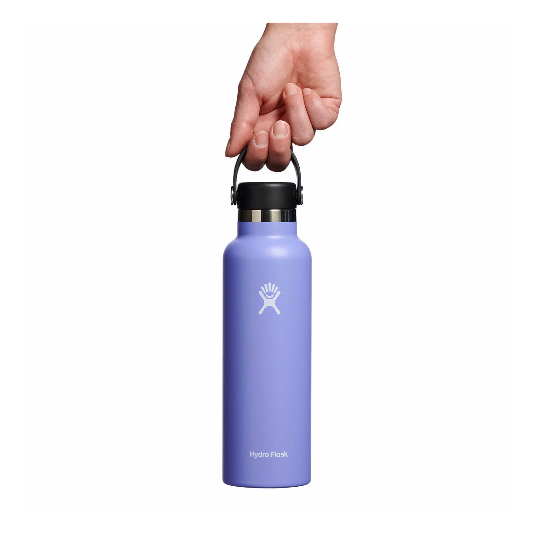 21 oz Standard Mouth Water Bottle - BPA Free, Leak Proof Stainless Steel Insulated Bottle for Gym, Hiking & Everyday Use