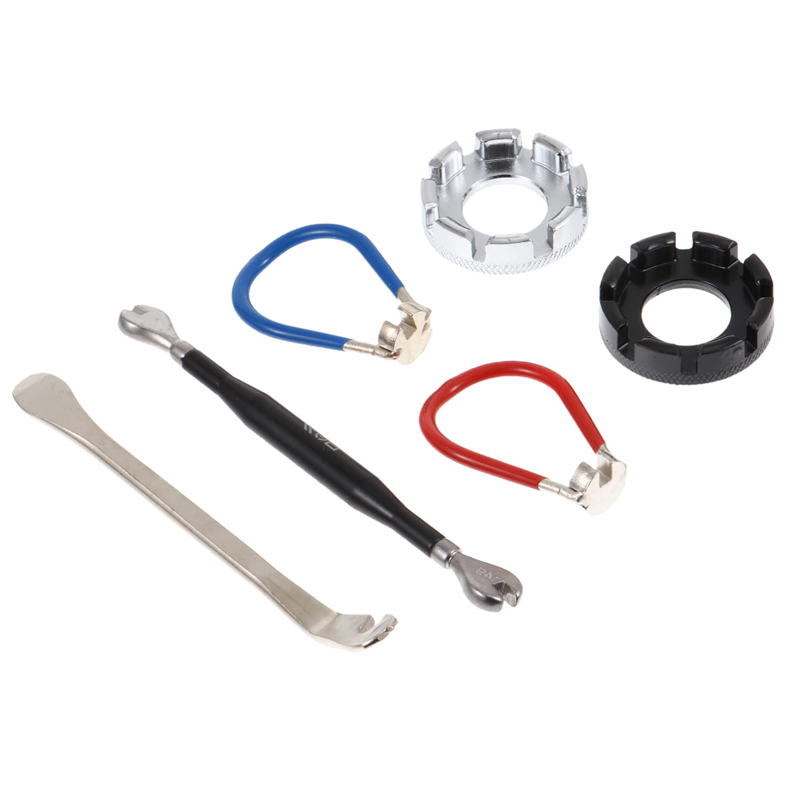 **BESPORTBLE 6-Piece Bike Spoke Tool Kit - Adjust Wheel Tension, Rim Correction, Assorted Colors - Perfect for Road Bikes, Mountain Bikes & DIY Repairs**