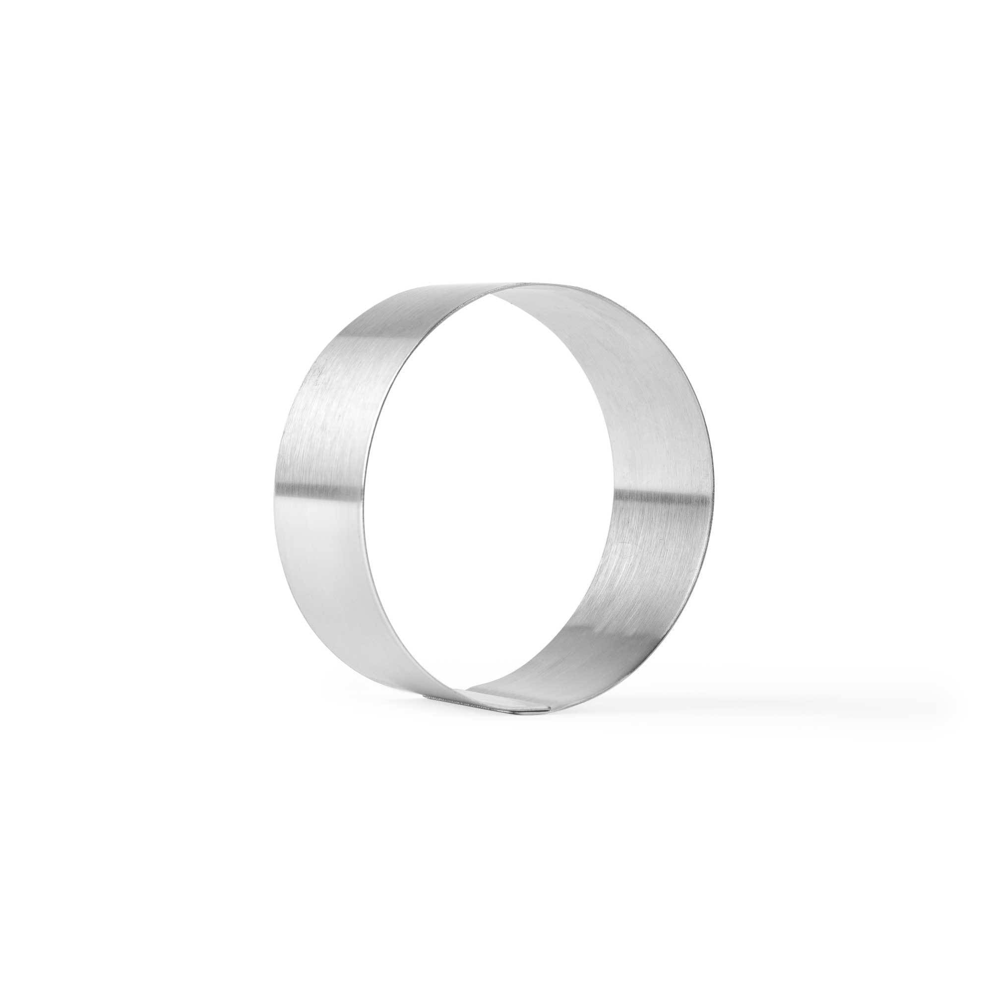 3 1/2 Inch High Stainless Steel Pastry Ring Mold - Professional Baking Tool for Cakes, Cheesecakes, Tarts & Desserts - Perfect for Home Bakers & Commercial Kitchens