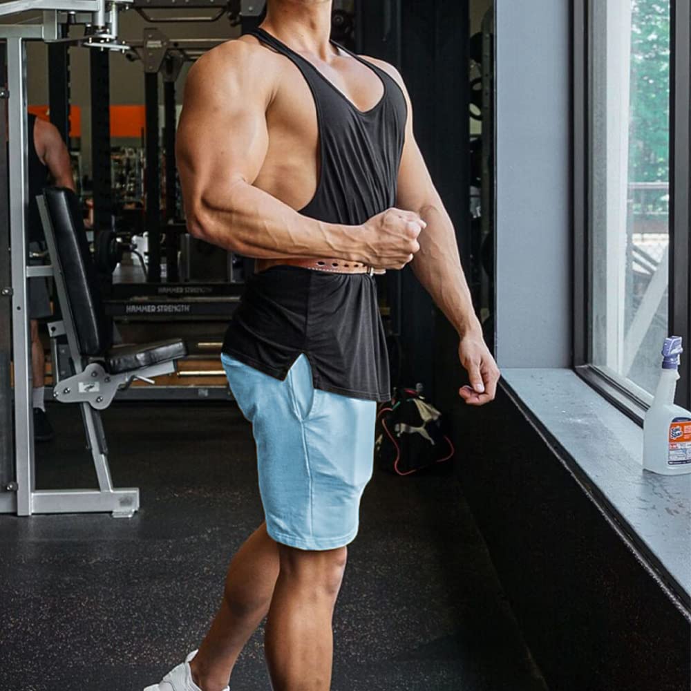 EVERWORTH Men's Gym Shorts - Quick Dry Workout Shorts for Running, Jogging, Training & Fitness - Lightweight Athletic Short Pants for Men - Perfect for Gym, Bodybuilding & Outdoor Activities