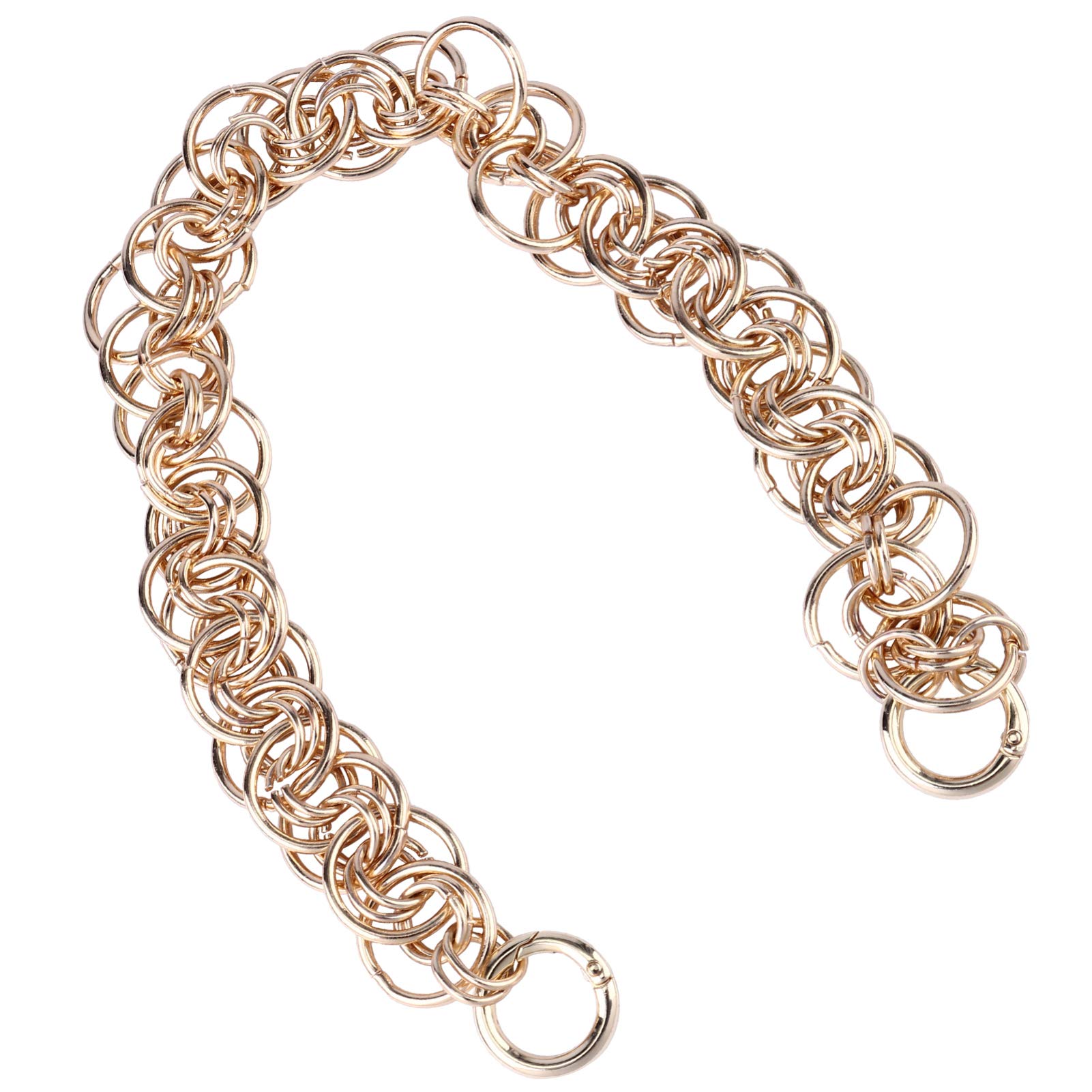 Amosfun DIY Crossbody Wallet Chain Strap - Chunky Metal Purse Handle Replacement, 42cm Adjustable Shoulder Strap for Handbags & Purses | Perfect for Everyday Use, Travel, and Fashion Accessories