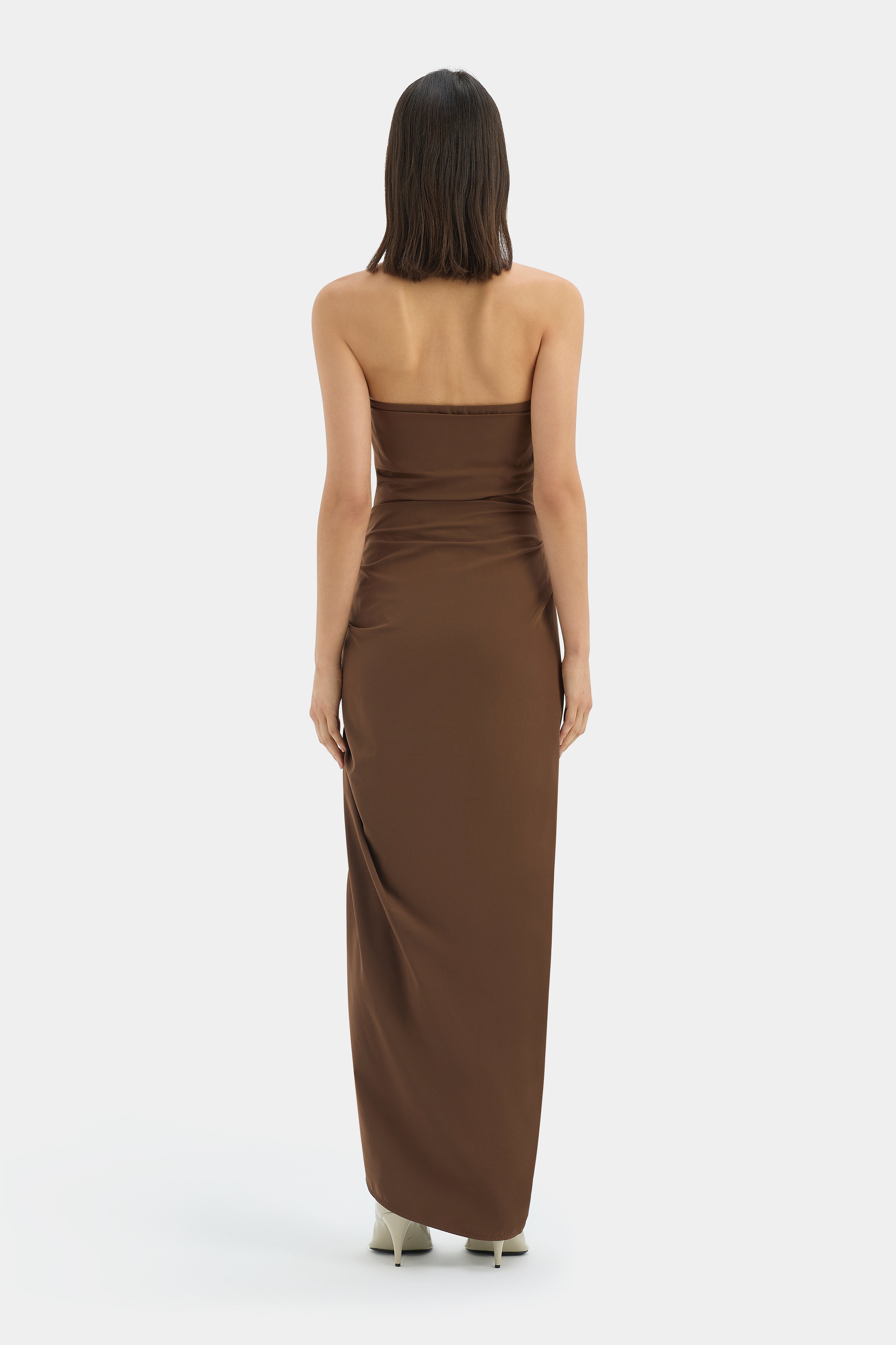Elegant Strapless Evening Gown for Women - Formal Prom Dress & Wedding Guest Attire - Perfect for Black Tie Events, Galas, and Special Occasions