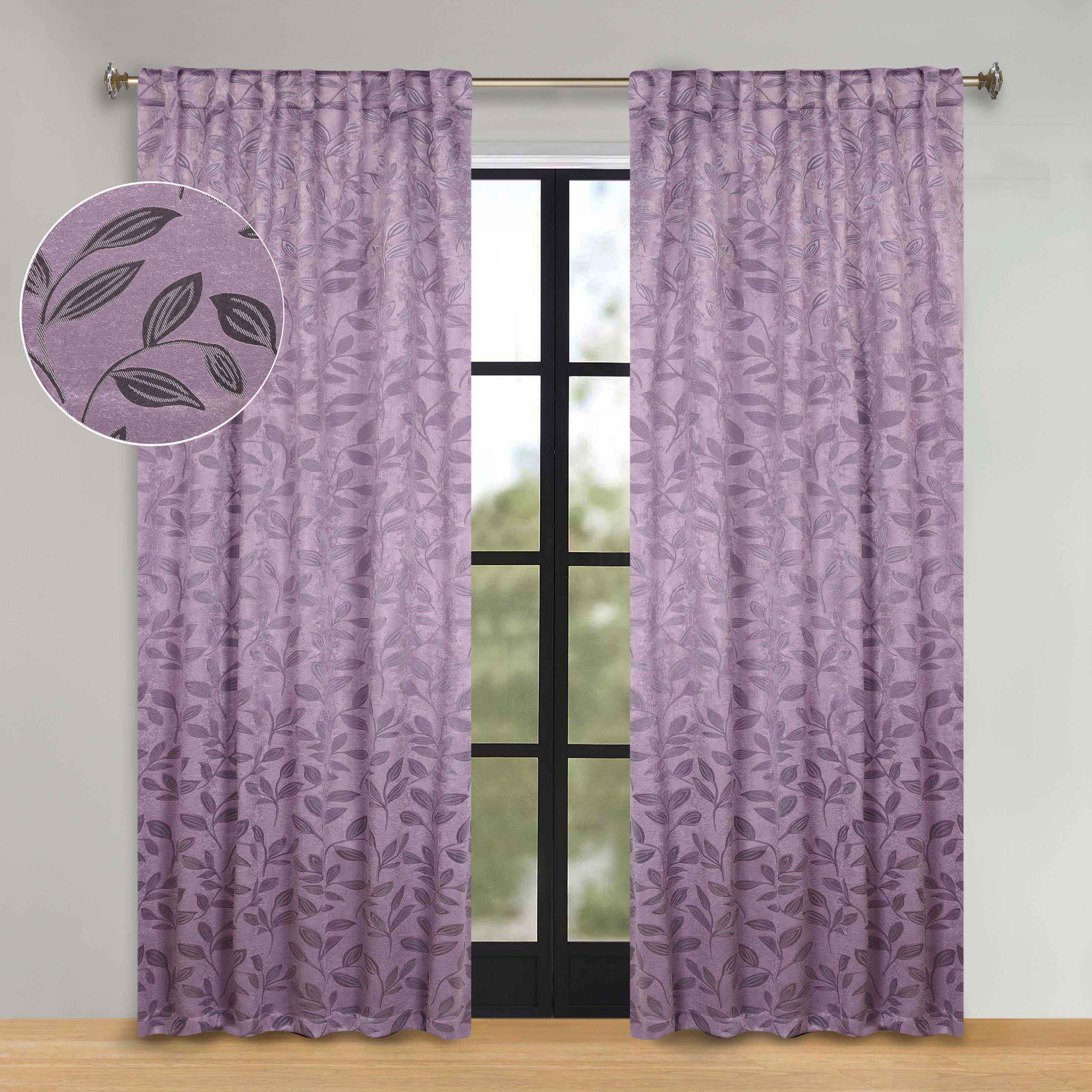 Premium Blackout Curtains for Bedroom - Super Soft Thermal Insulated Room Darkening Drapes with Back Tab Design (Set of 2 Panels) - Perfect for Nursery, Home Theater & Shift Workers