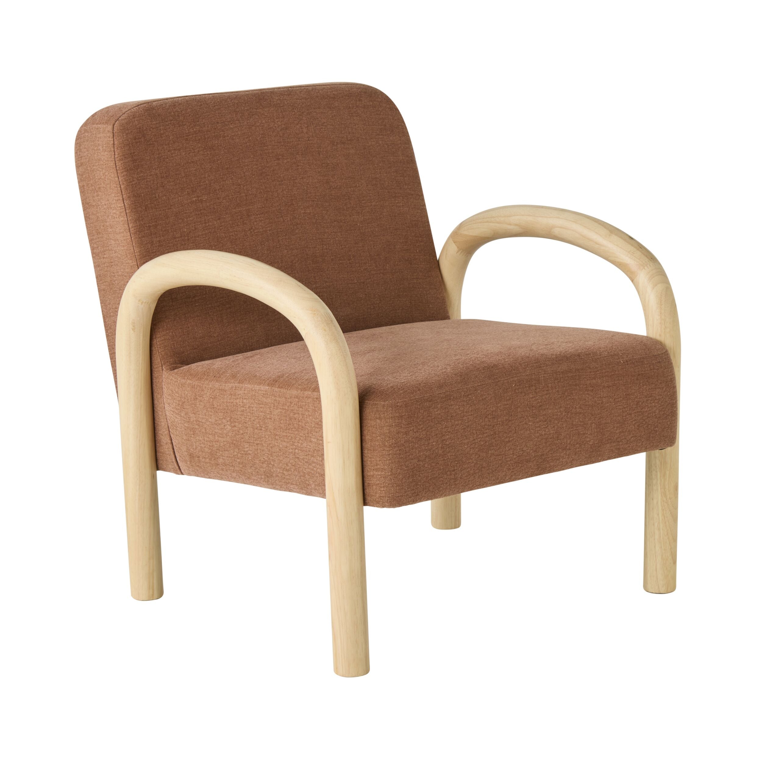 Aston Occasional Chair in Patina Brown - Stylish Accent Chair for Living Room, Bedroom, or Office - Perfect for Reading, Relaxing, and Extra Seating