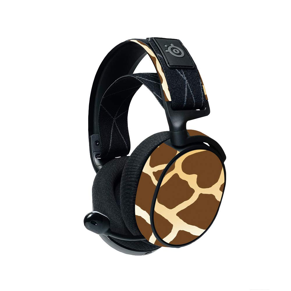 MightySkins Steelseries Arctis 7 Gaming Headset Skin (2019 Edition) - Giraffe Pattern | Protective Vinyl Decal Wrap Cover | Durable & Scratch-Resistant | Easy to Apply & Remove | Made in USA | Perfect for Gaming, Streaming & Personalizing Your Headset