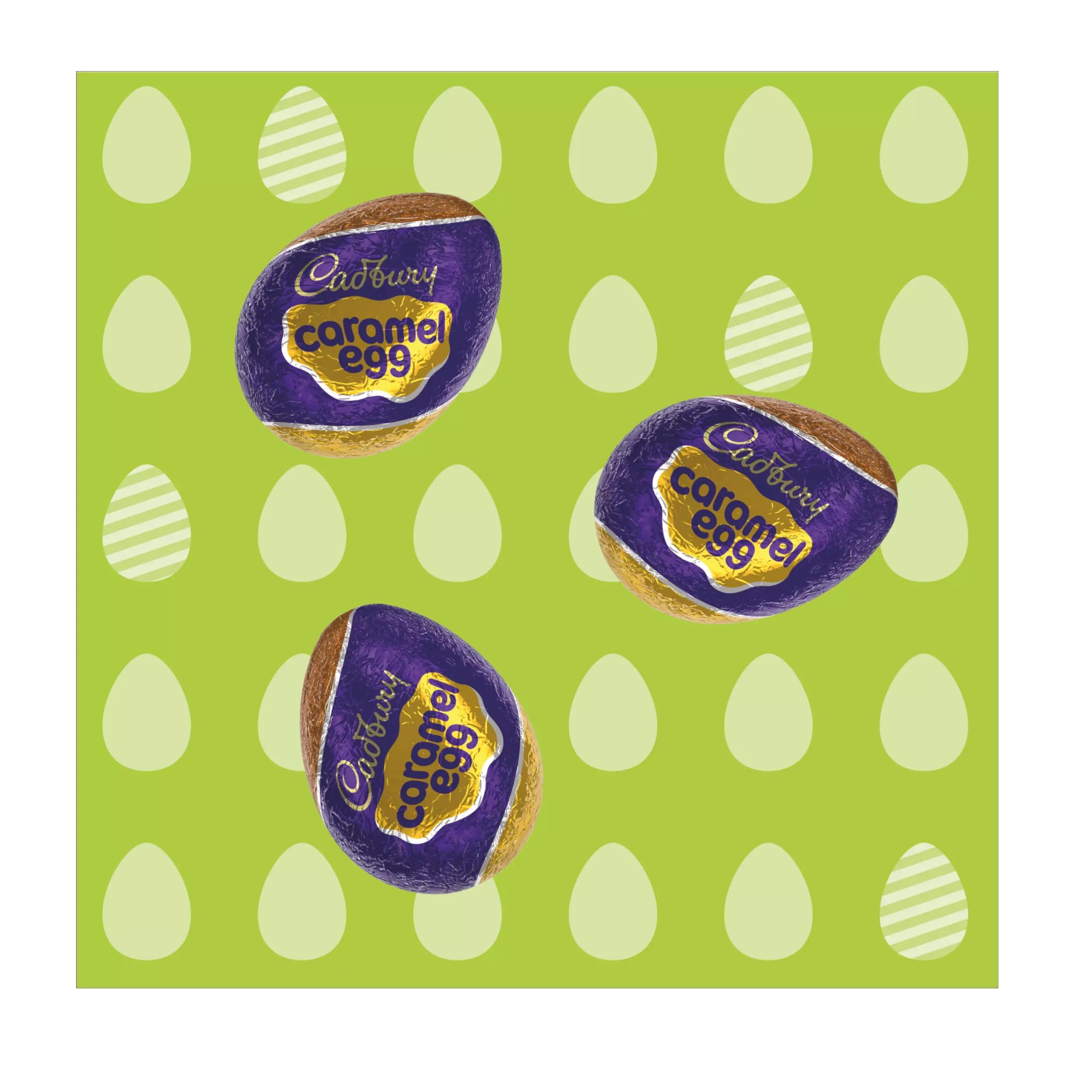 Egg Trays Variety Pack - Caramel & Creme Mini Eggs - Smiling Sweets - Easter Basket Fillers - Family Treats - Perfect for Easter Parties, Holiday Gifts & Candy Buffets