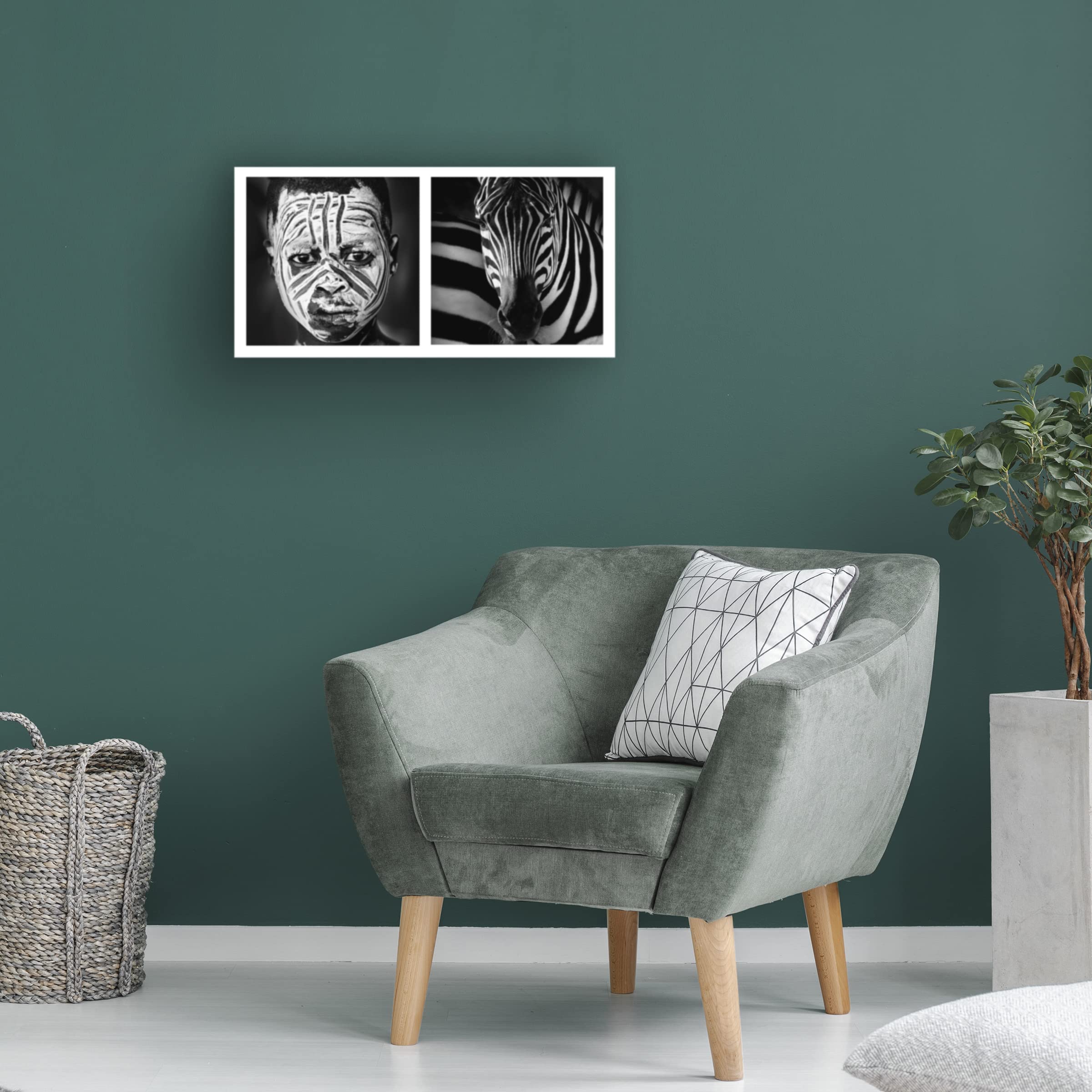 Jose Beut 'Mimetic' Canvas Art Print - Modern Wall Decor for Living Room, Bedroom & Office - Trademark Fine Art Collection