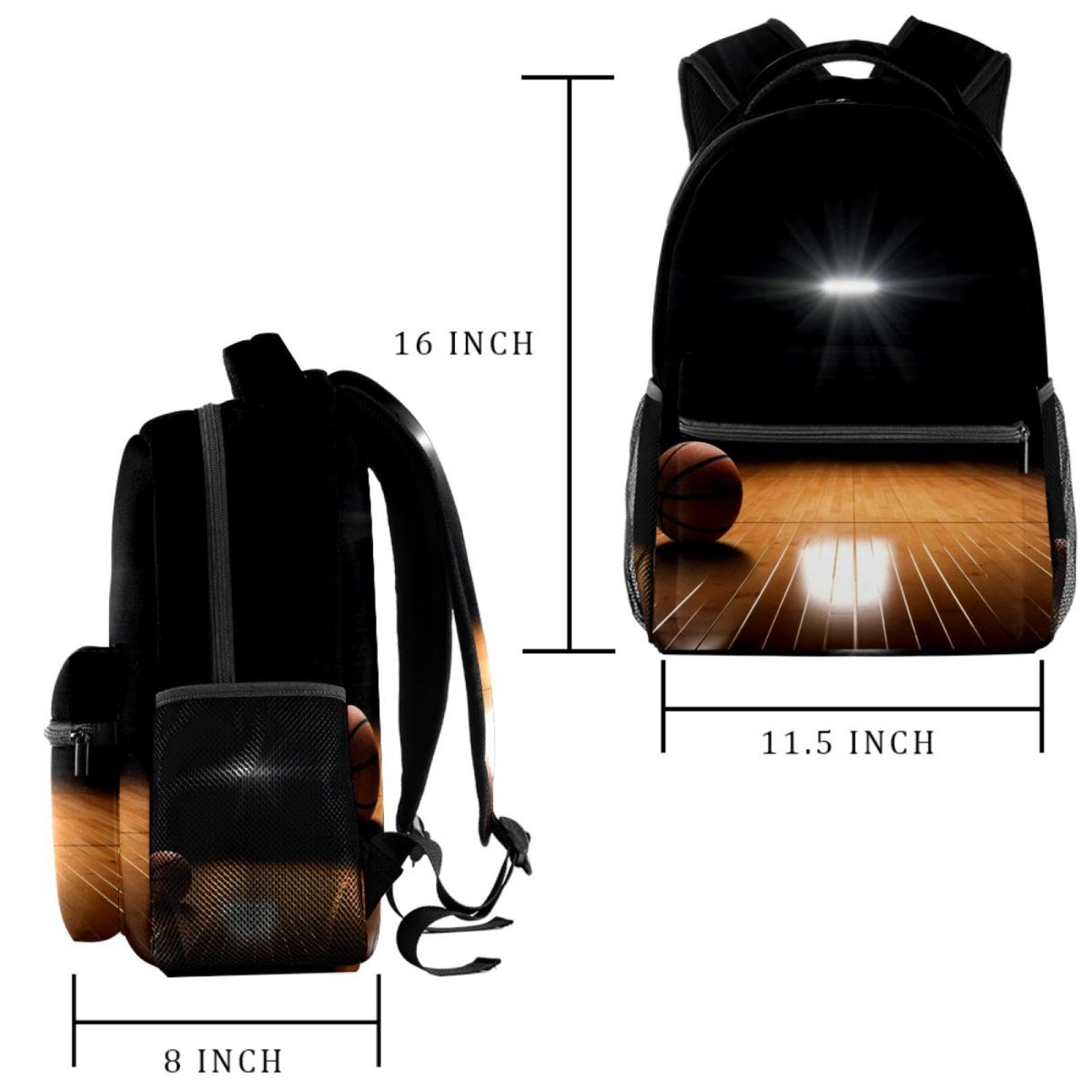 Stylish Travel Backpack for Women & Men - Durable Backpack for Basketball, Wooden Cricket Field & Outdoor Sports - Perfect for Hiking, Gym & Daily Commute