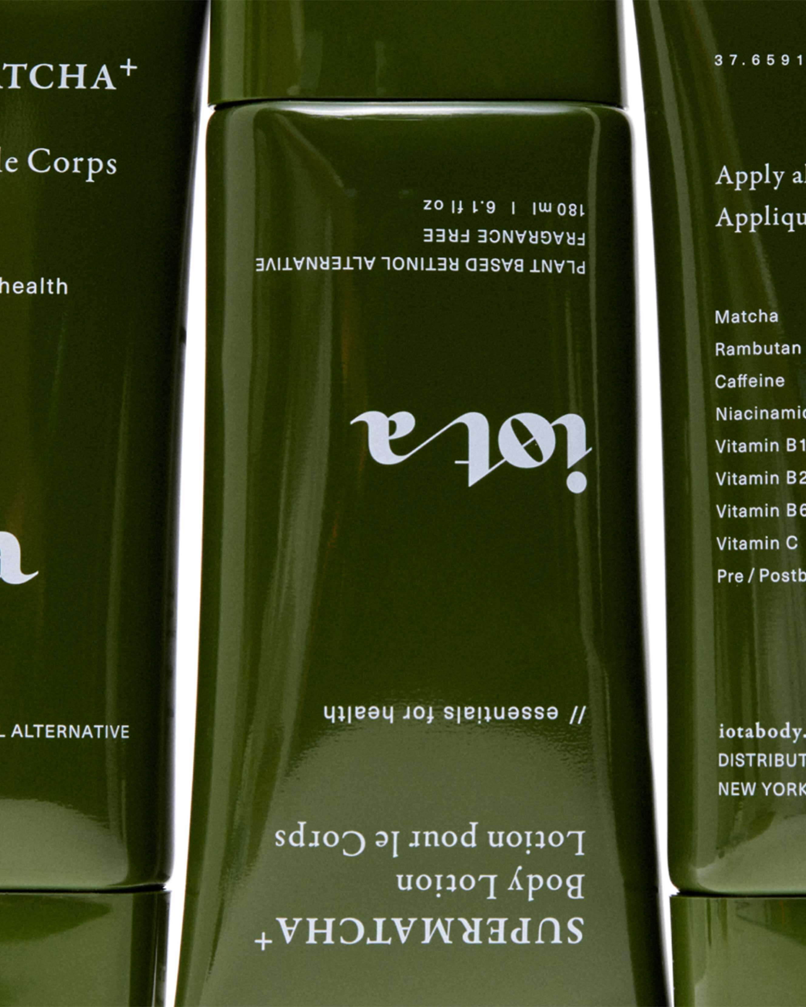 Organic Supermatcha Body Lotion - Hydrating & Nourishing Green Tea Moisturizer for Dry Skin | Vegan, Cruelty-Free | Perfect for Daily Use, After Shower & Spa Days