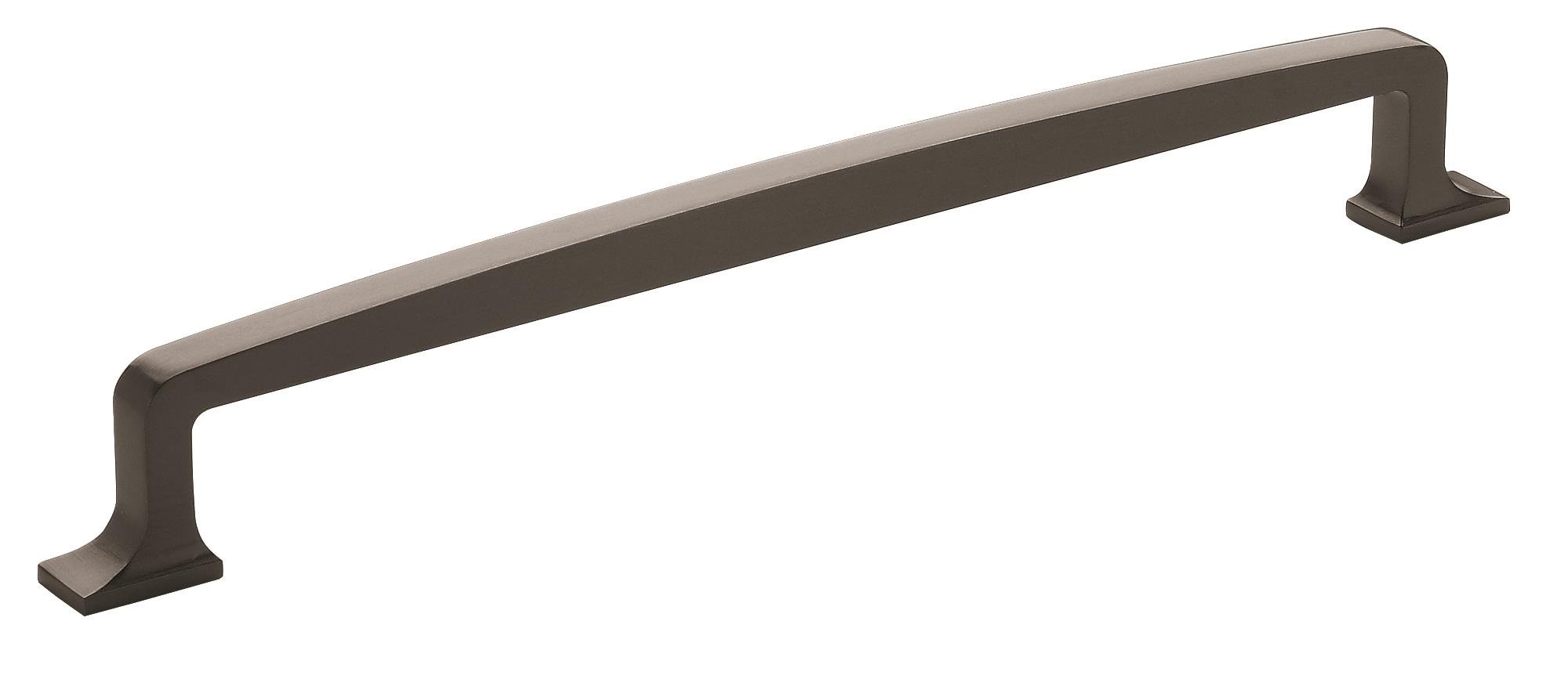 Amerock 12 Inch (305mm) Center to Center Graphite Appliance Pull - 1 Pack - Drawer Handle & Cabinet Hardware for Kitchen, Bathroom & Furniture (Westerly Collection)