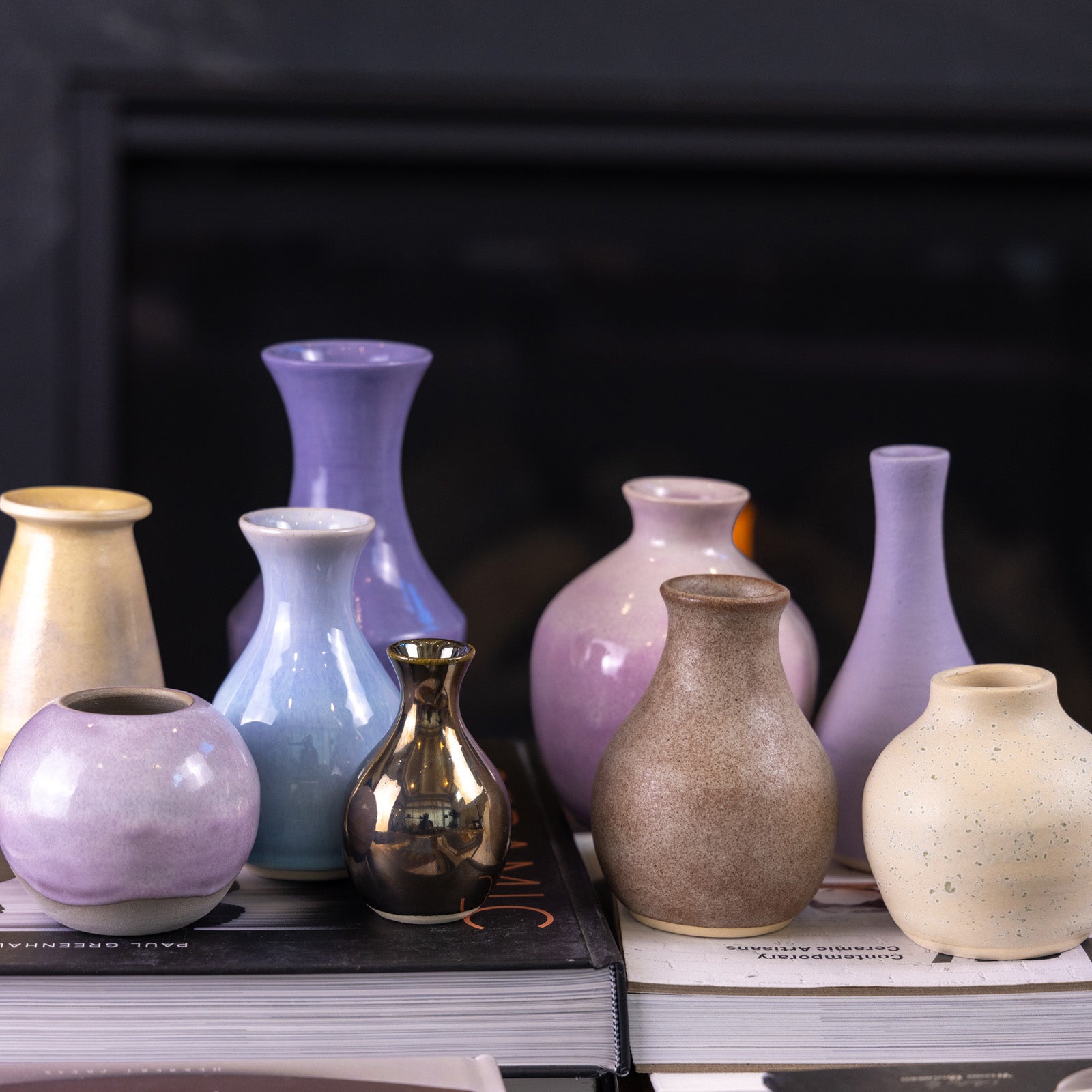 Small Decorative Stoneware Bud Vase - Handcrafted Pot #88 - Perfect for Home Décor, Wedding Centerpieces & Floral Arrangements
