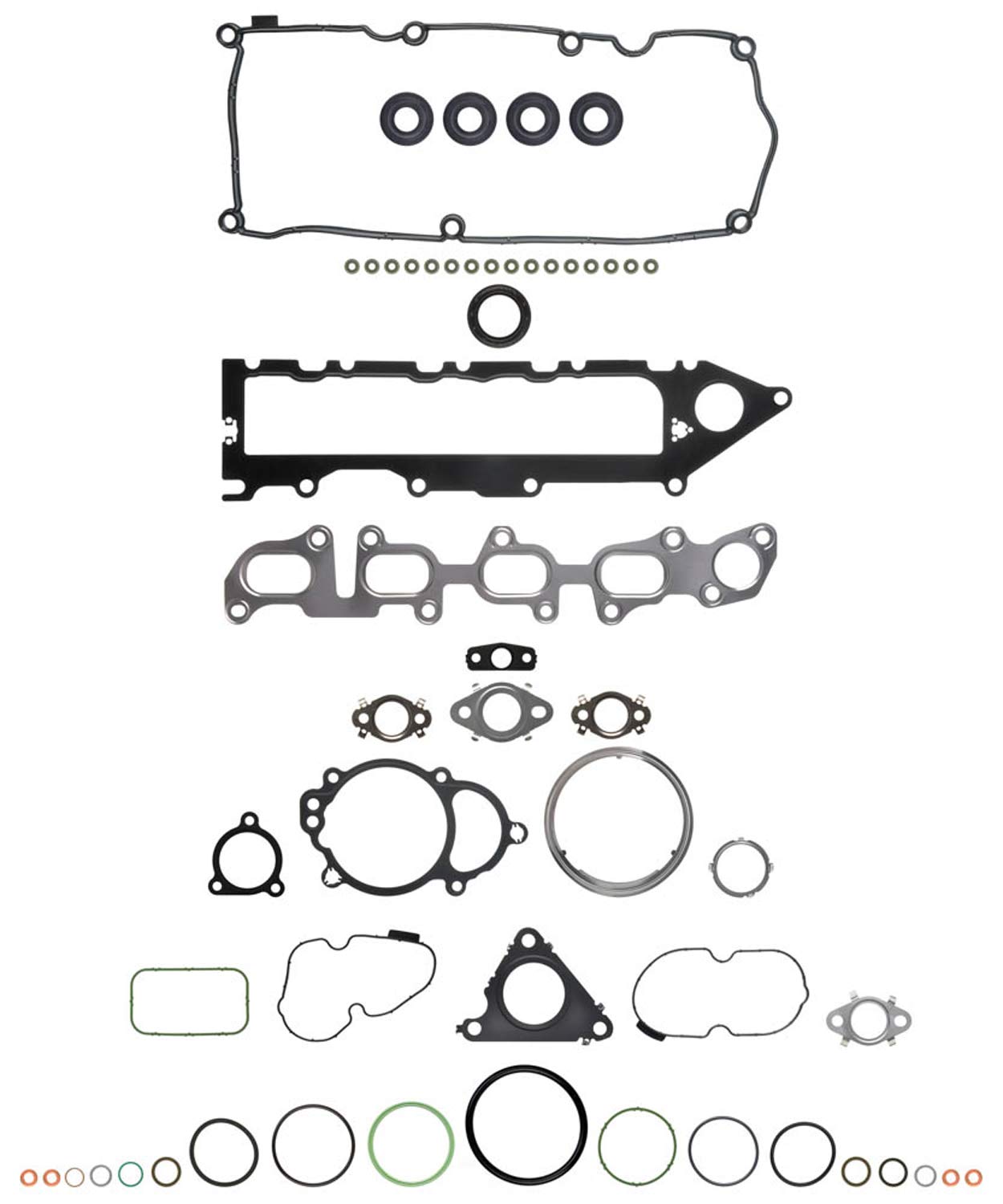 Fit 53059400 Gasket Set - High Performance Engine Gasket Kit for Ford, Chevy & Dodge - Perfect for Engine Rebuilds & Repairs