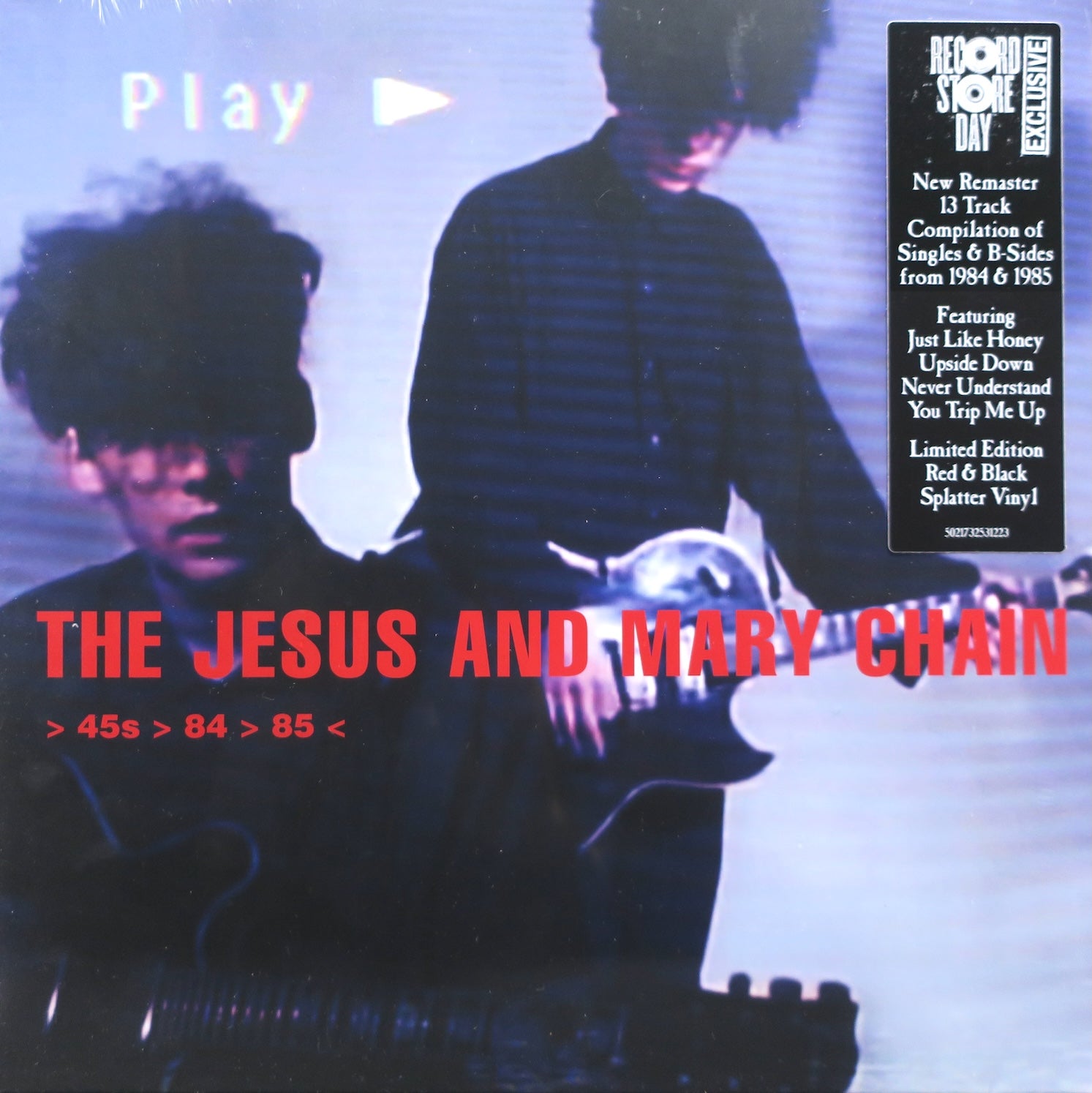 Jesus and Mary Chain 'Early Years 1984-1985' RSD Exclusive Red/Black Splatter Vinyl LP - Limited Edition Record Store Day Collector's Item for Music Enthusiasts & Vinyl Collectors