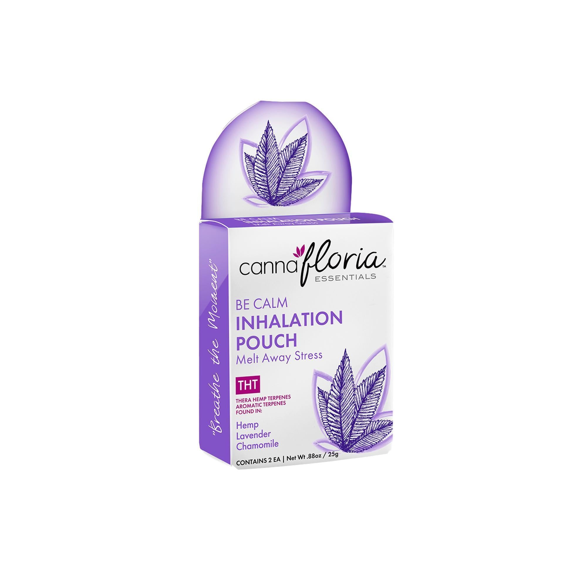 Cannafloria Inhalation Pouches - 2 Pack | Herbal Relaxation & Stress Relief | Perfect for Travel, Work, and On-the-Go Use