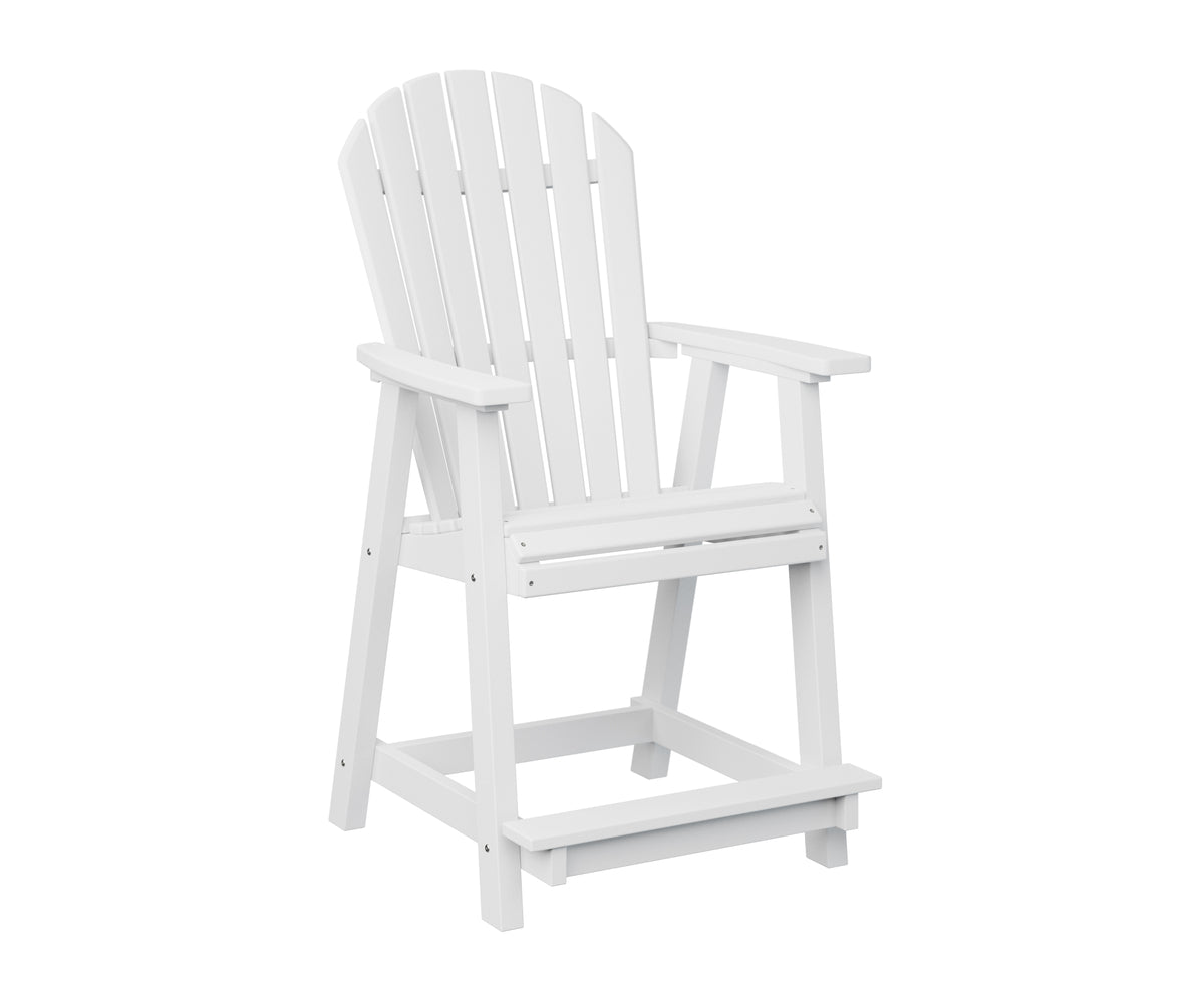 Berlin Gardens Comfo Back Counter Chair - Comfortable Bar Stool for Kitchen Island, Breakfast Nook & Home Bar - Adjustable Height & Padded Seat