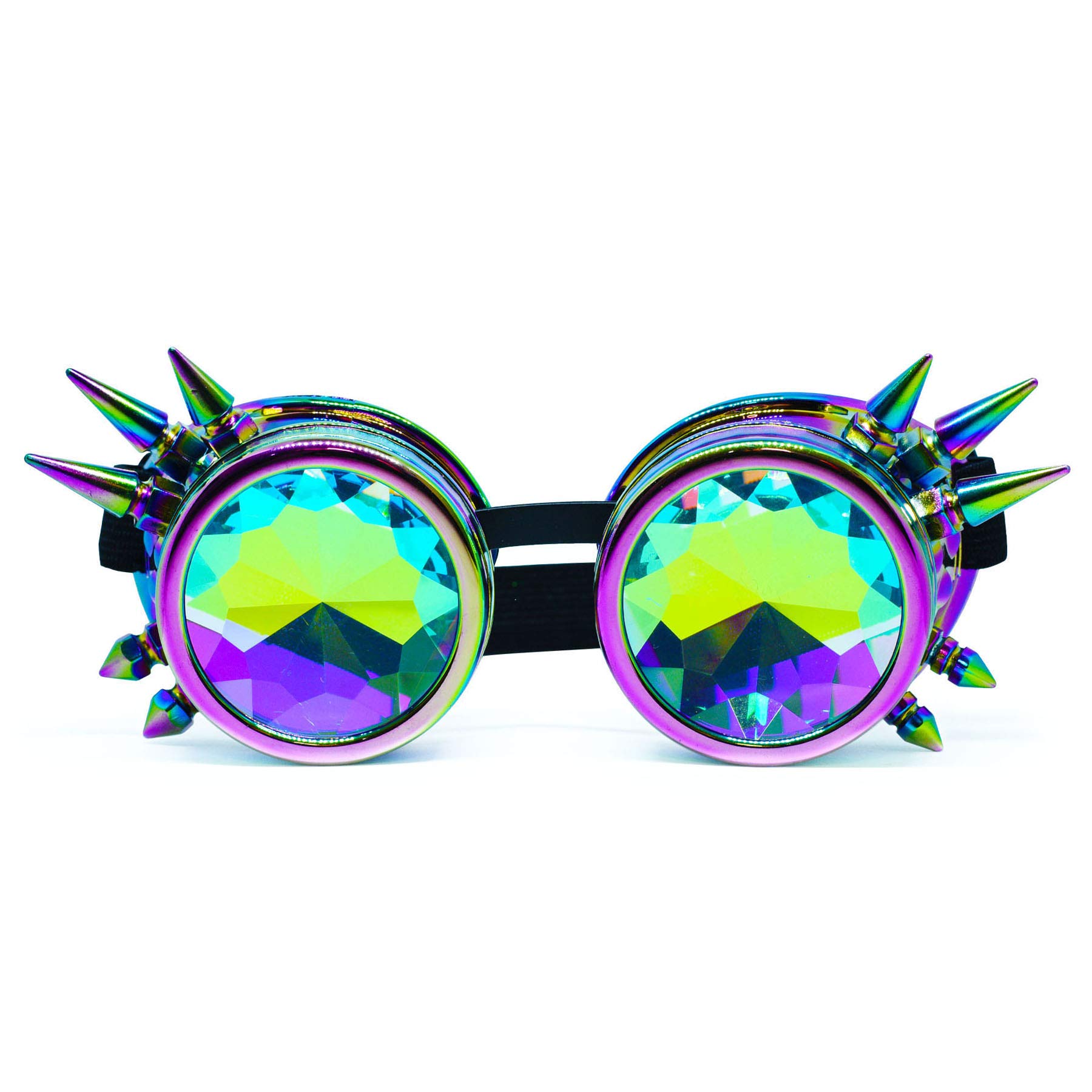 Trippy Psychedelic Rave Goggles - Funky Prism Glasses for Raves & Festivals - SoJourner Bags Kaleidoscope Vision Party Accessories - Perfect for EDM Events, Concerts, and Light Shows
